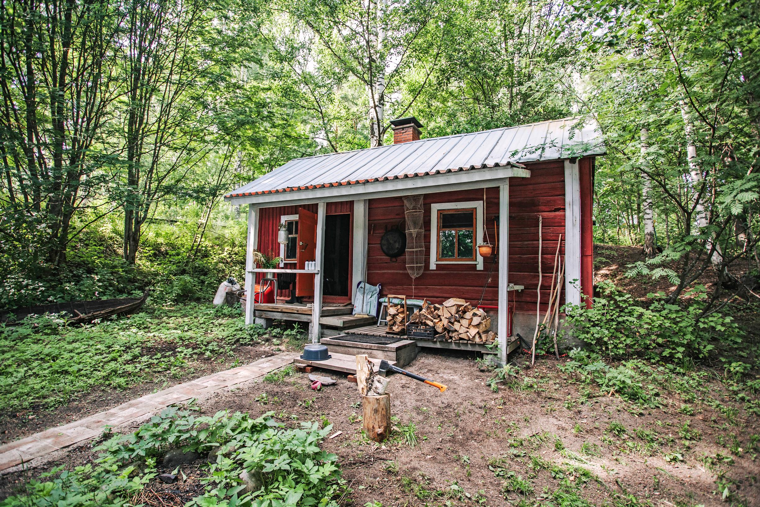 Punainen rantasauna
