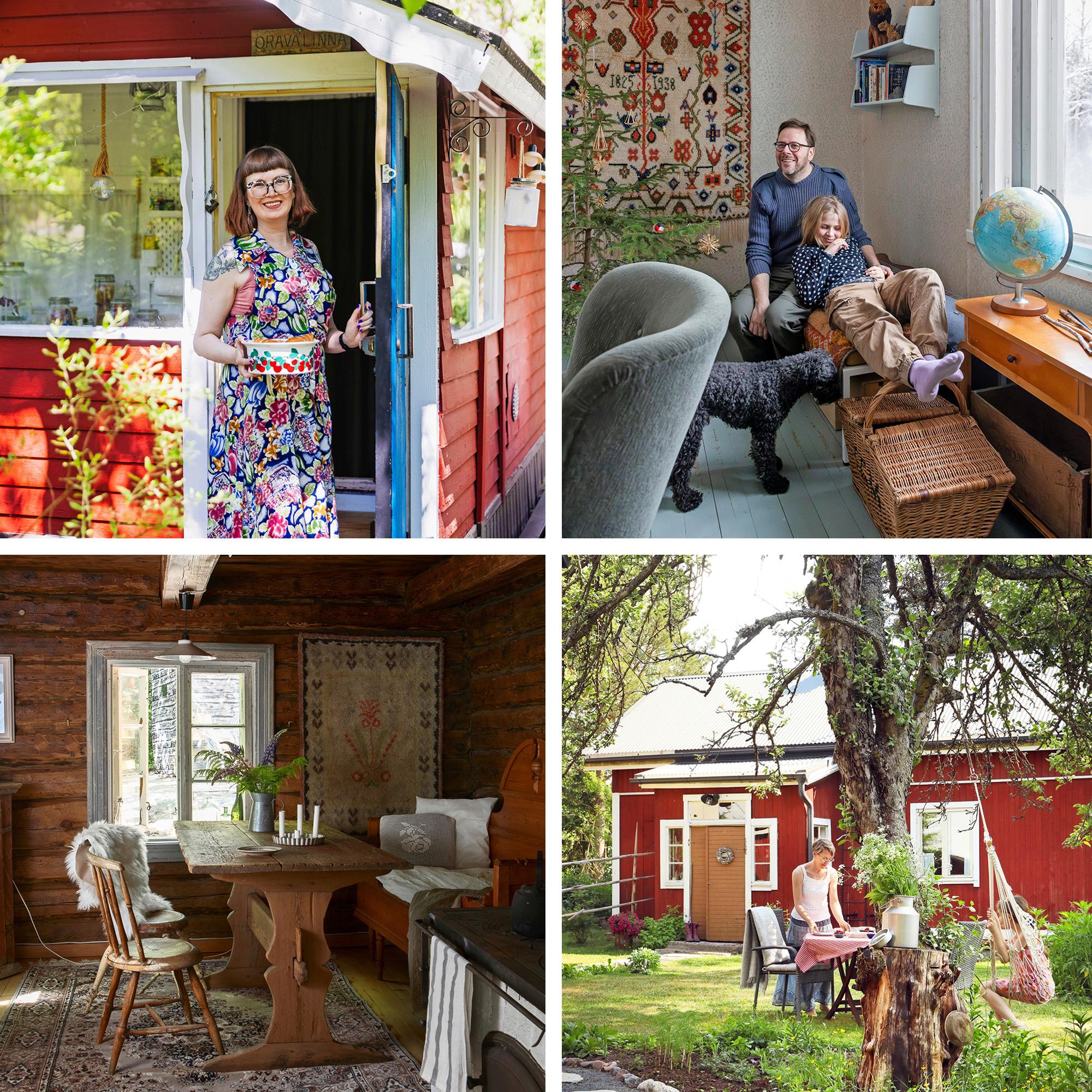 12 neliön Oravalinna, Alli-rouvan puutalo & 8 muuta mökkijuttua, joista tuli lukijoidemme suosikkeja!