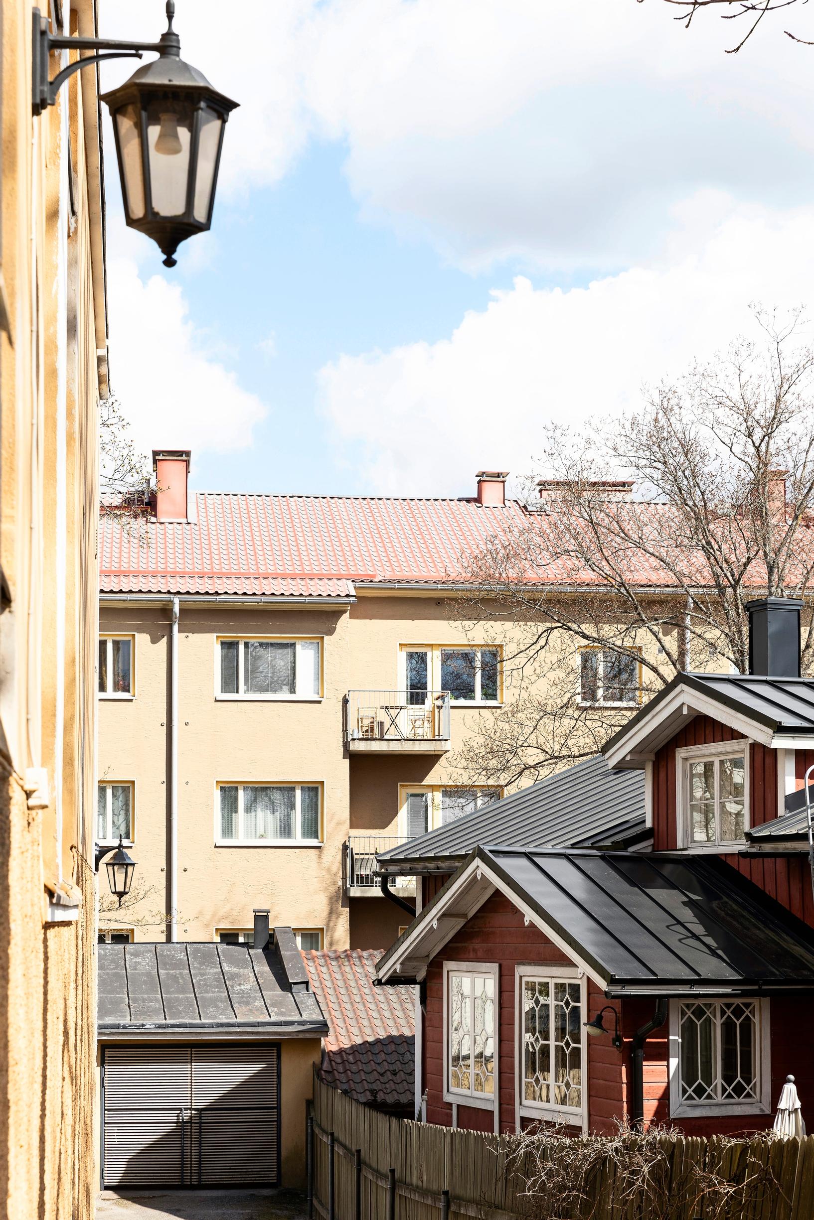 Näkymä asuinkortteliin Turussa