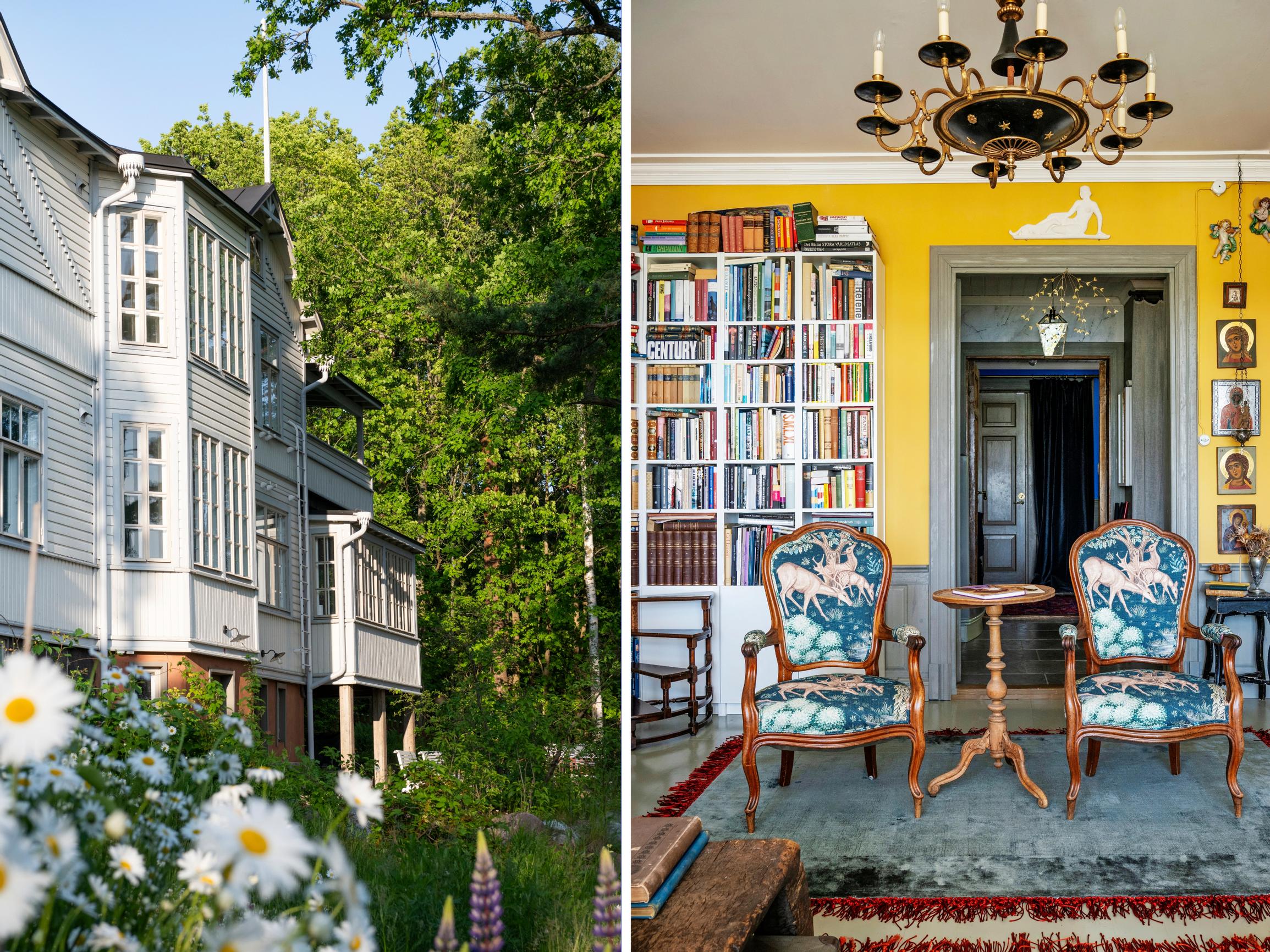 Puuhuvila presidentin virka-asunnon naapurissa on kuin aarrearkku – vanhoja taloja rakastava perhe pelasti sen viime hetkellä: ”Koko rakennus huusi apua”