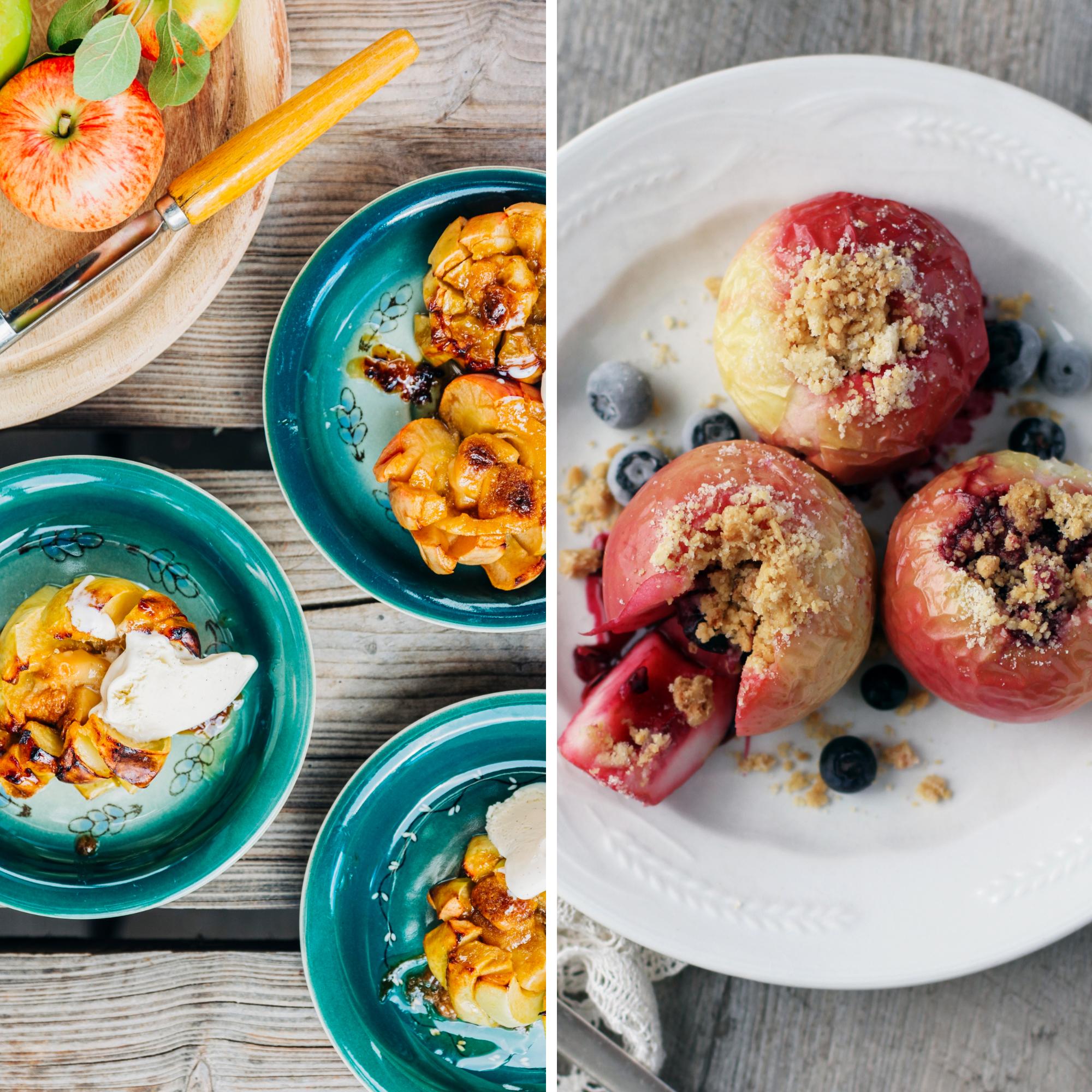 Uuh, mitkä uuniomenat! Helpot toffeeomenat + 6 muuta ideaa syksyn suosikkiherkkuun