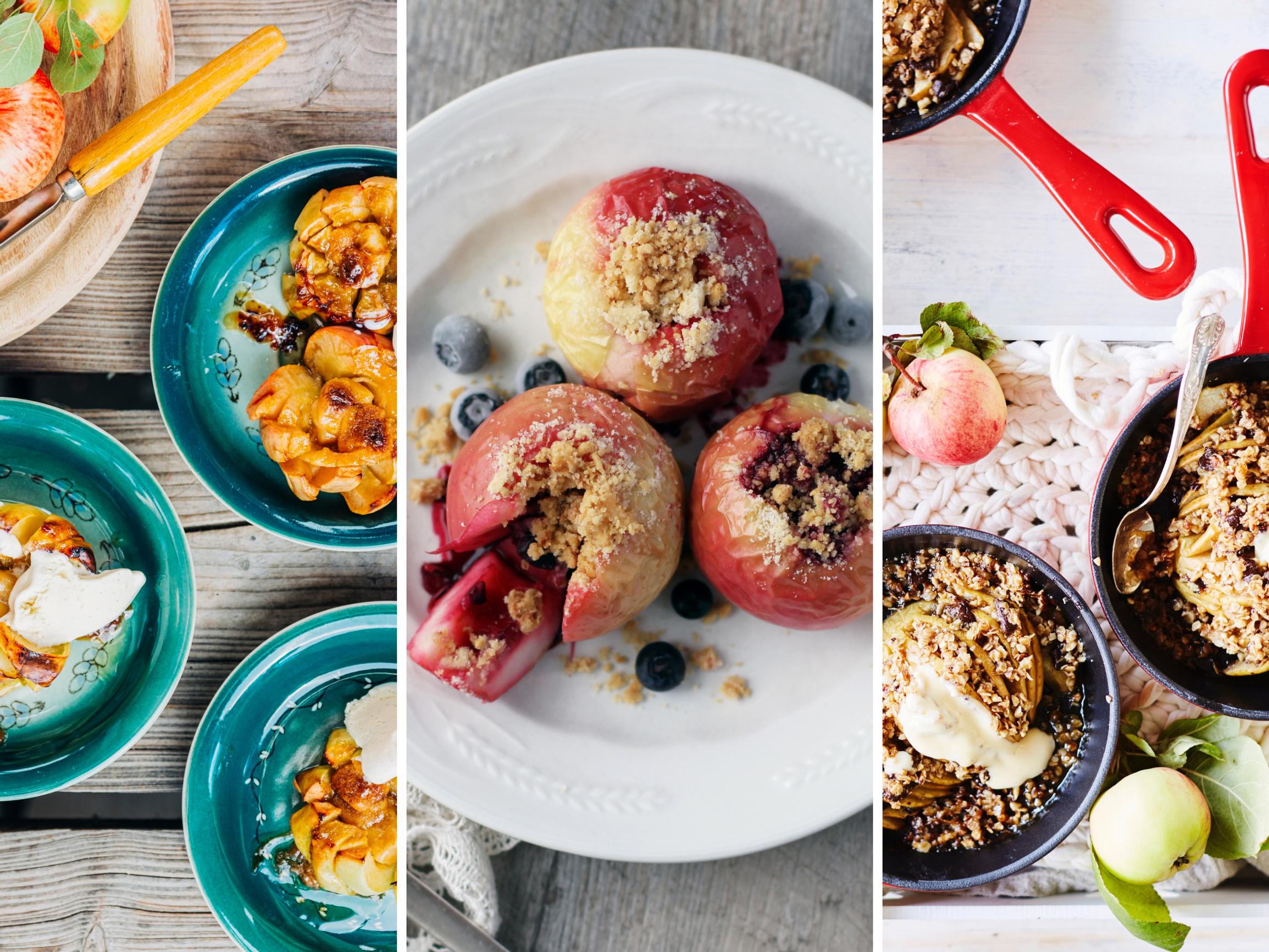 Uuh, mitkä uuniomenat! Helpot toffeeomenat + 6 muuta ideaa syksyn suosikkiherkkuun