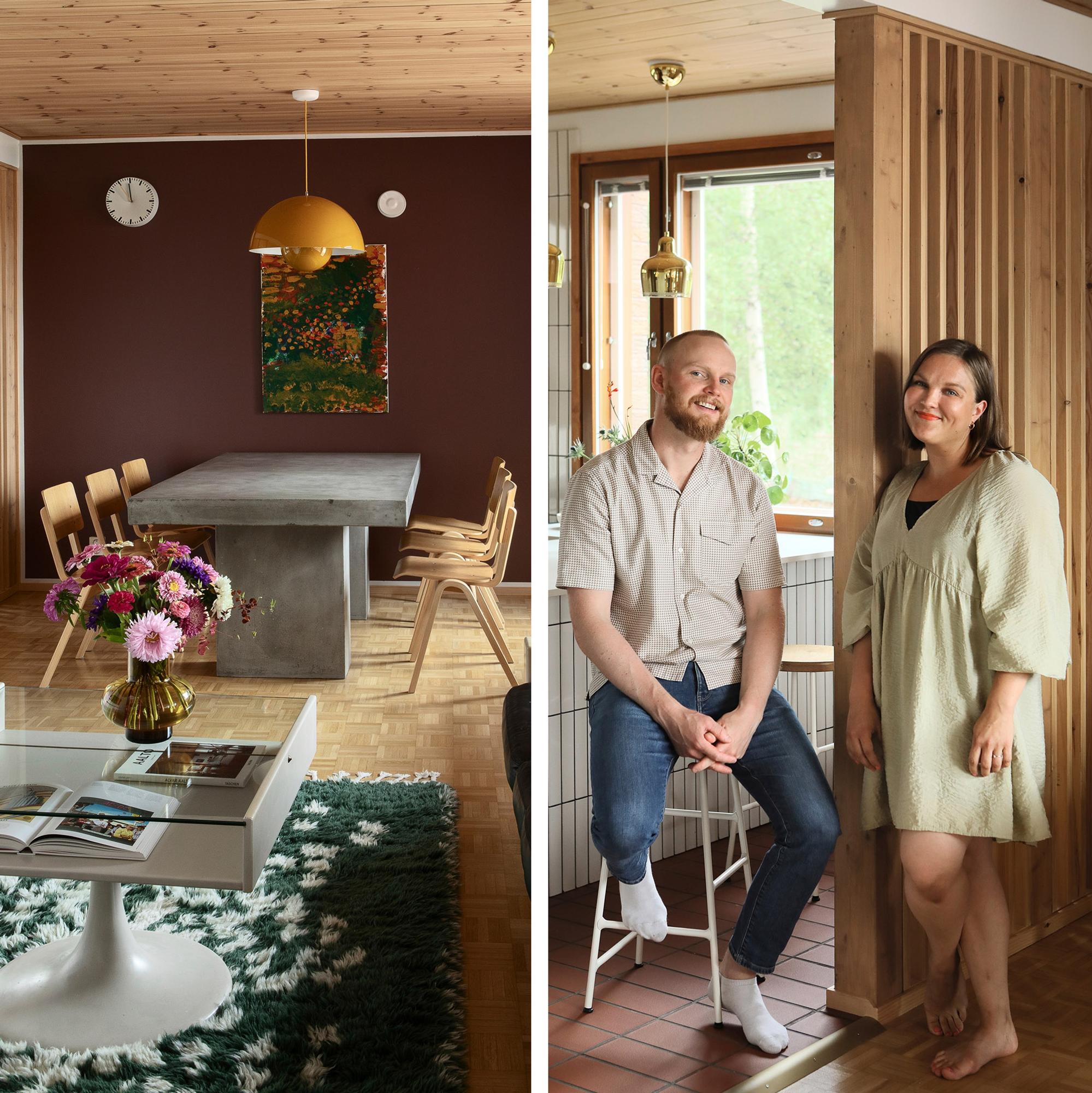 Vanha kunnanlääkärin talo sai jättiremontissa takaisin 1970-luvun charminsa – ”Olin kauhuissani tarvittavan remontin määrästä”