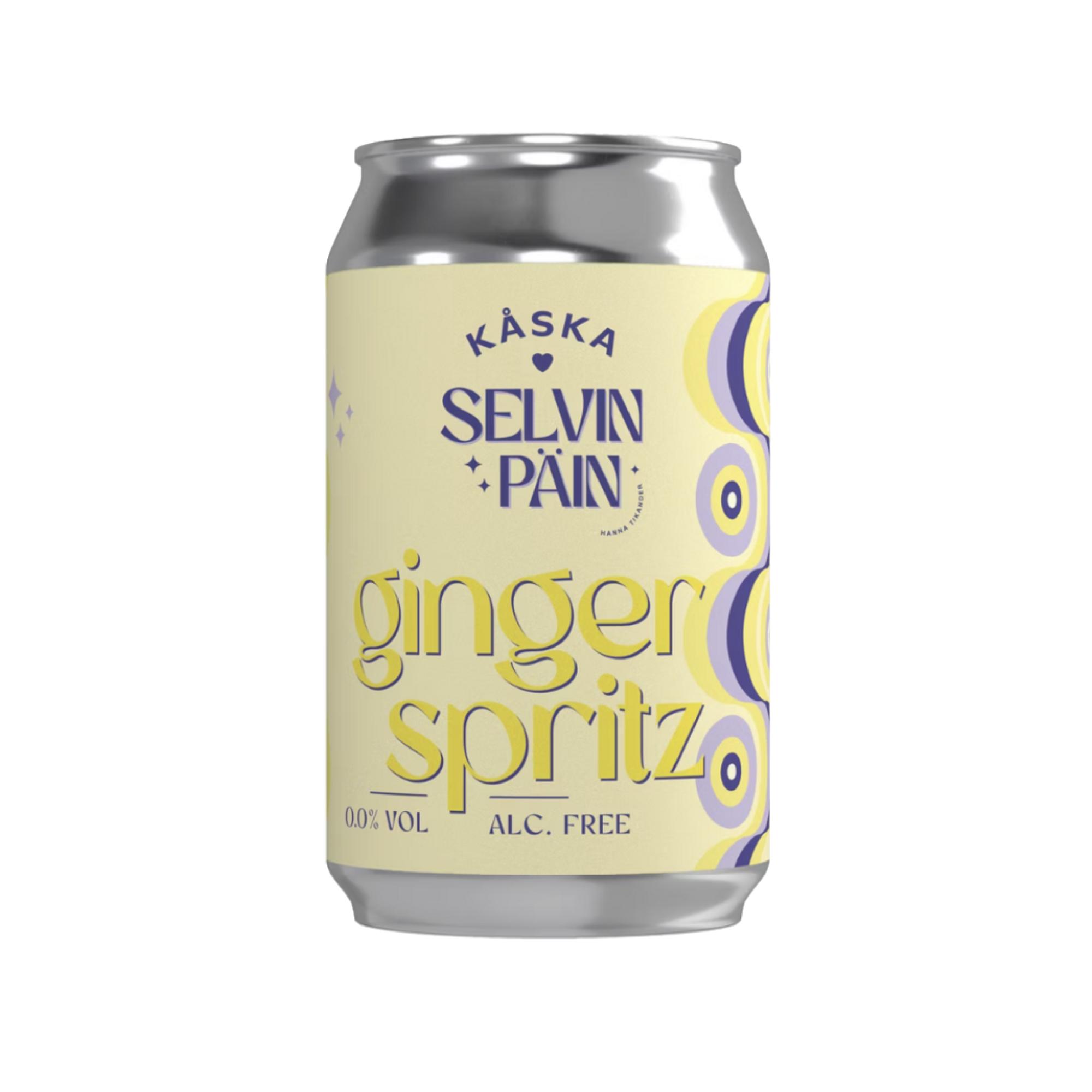 Kåska Selvin Päin Ginger Spritz 0,0% 2,59 €/0,33 l.