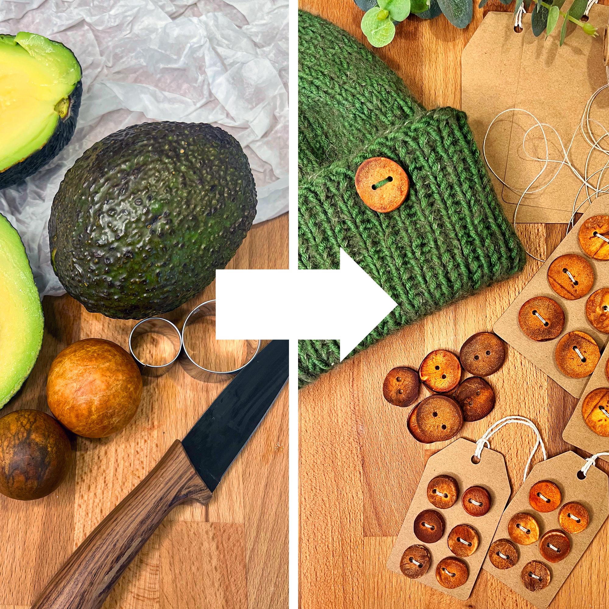 Avokadon siemenestä napeiksi – nerokas idea! Näin teet kauniit puuta muistuttavat napit itse 