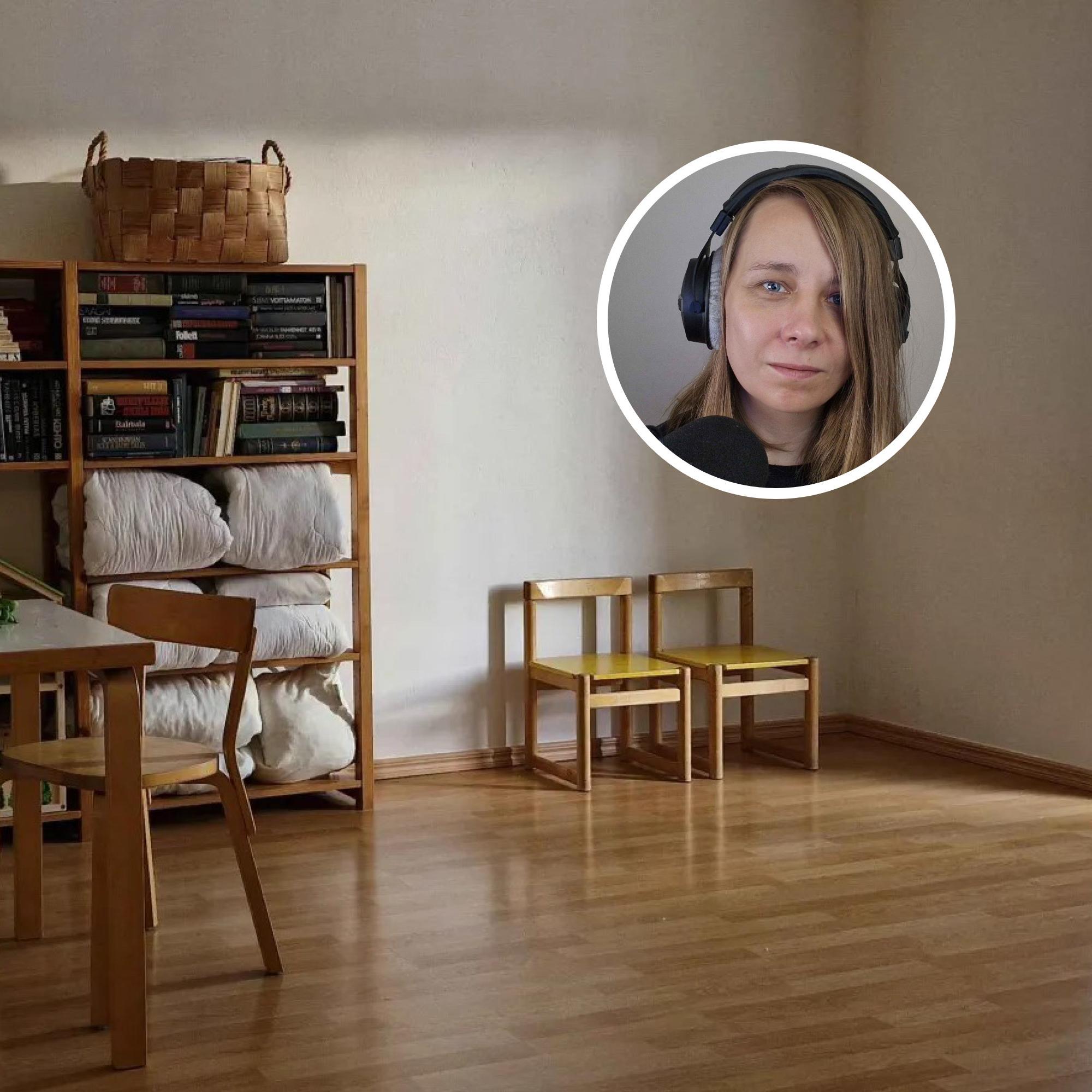 Kuusihenkinen perhe, 56 neliötä: ”Mies ehdotti sängyistä luopumista, ja se oli paras idea ikinä!”