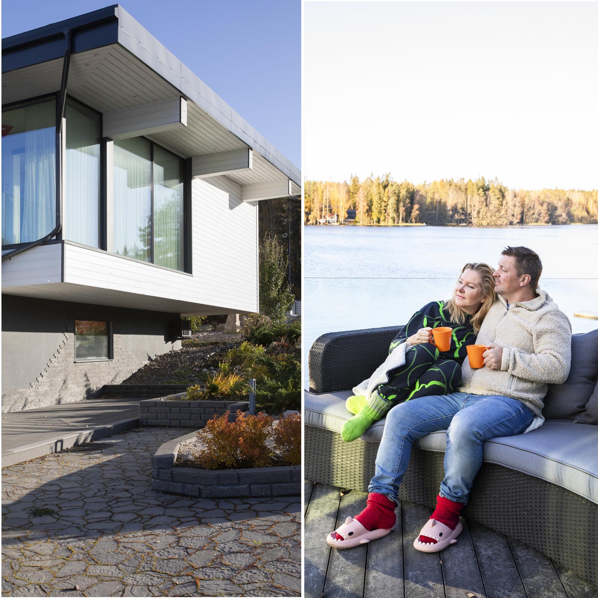 900-neliöisestä bilemestasta tuli kolmen sukupolven koti – entiseen tienvarsiravintolaan remontoitiin kaksi asuntoa