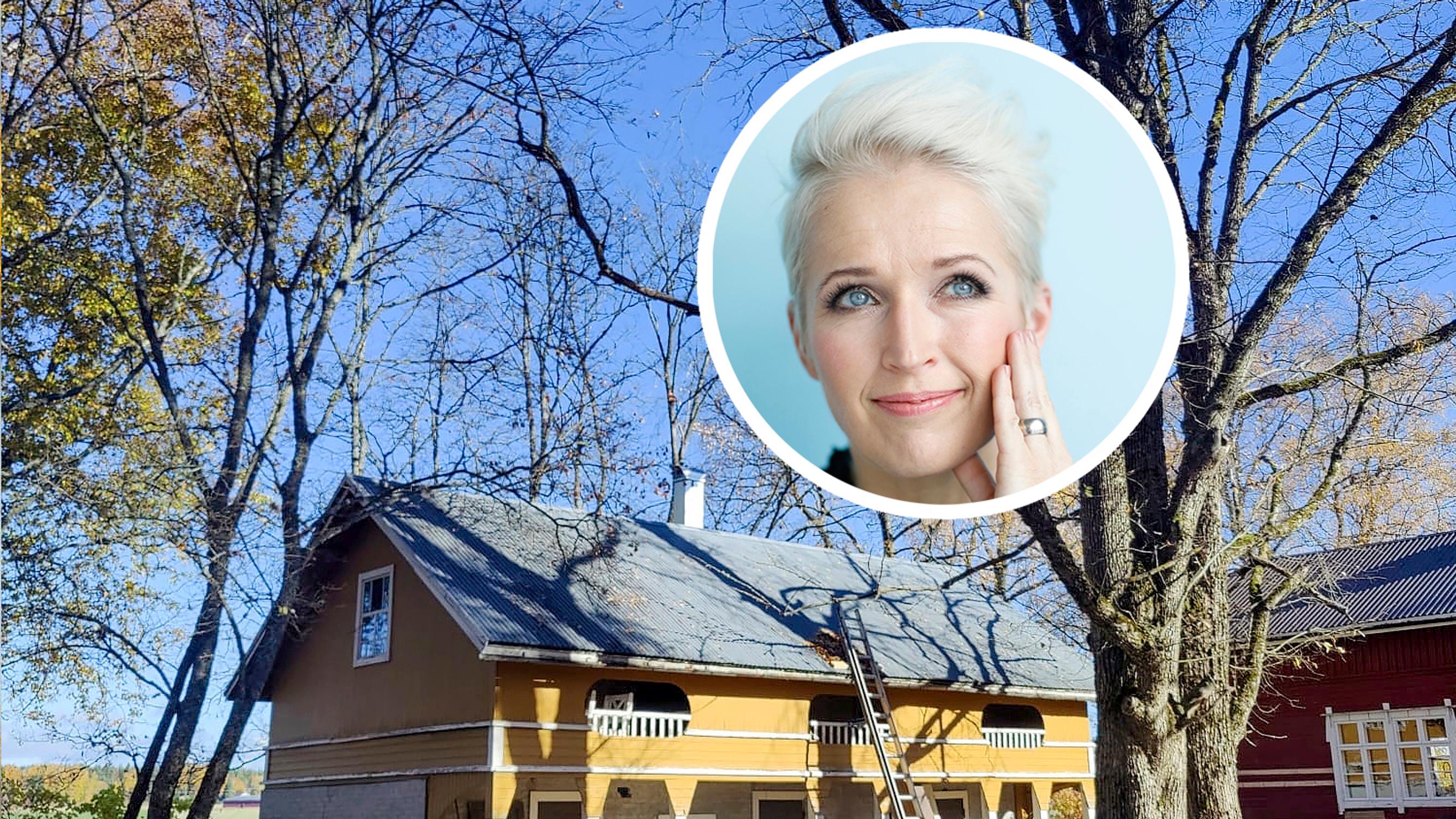 ”Botoxia pintaan, kiitos” – Anna Perhon hirsitalon ulkotyöt ovat kaikkea muuta kuin kevyt diy-projekti