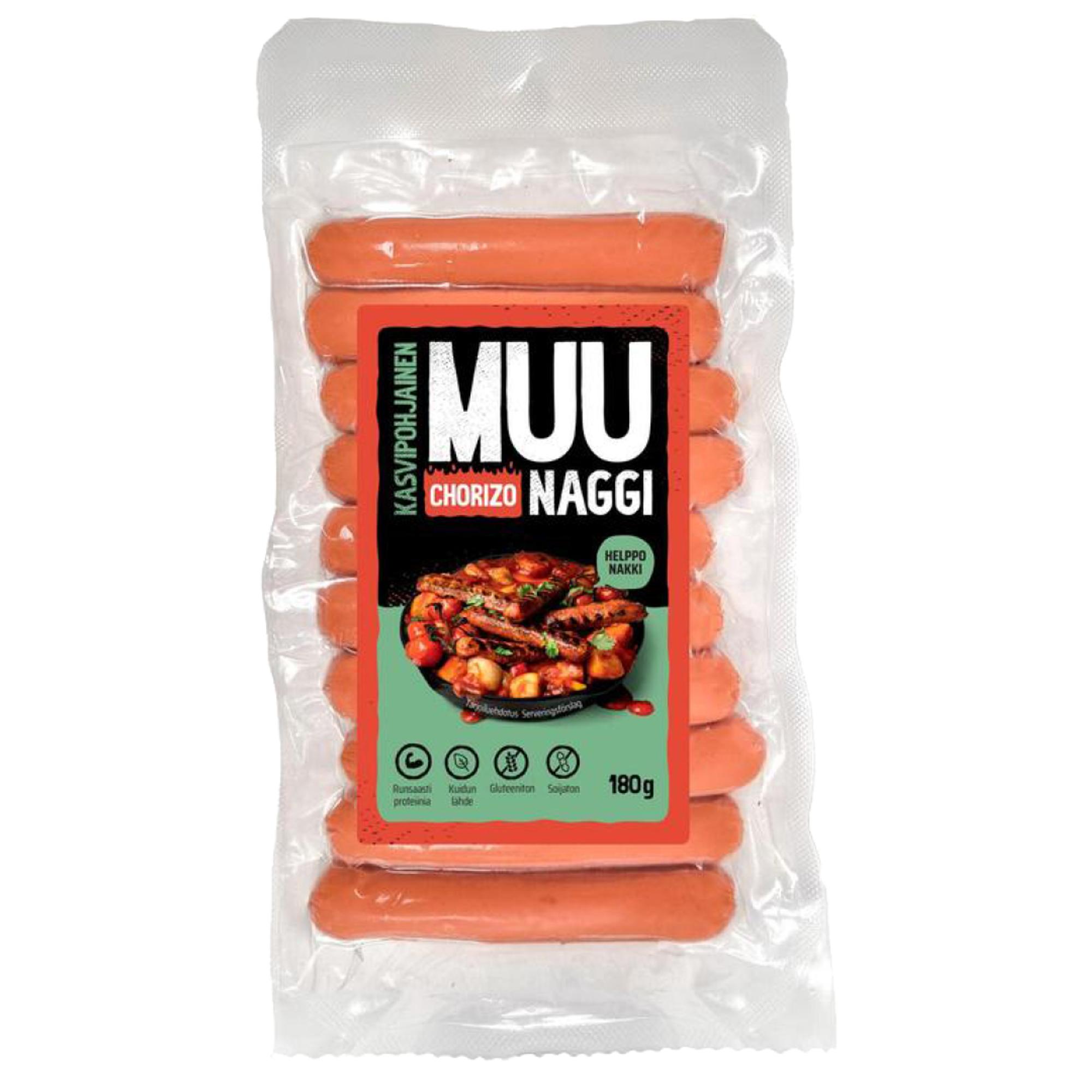 MUU Kasvipohjainen Chorizo Naggi, 3,49 € / 180 g