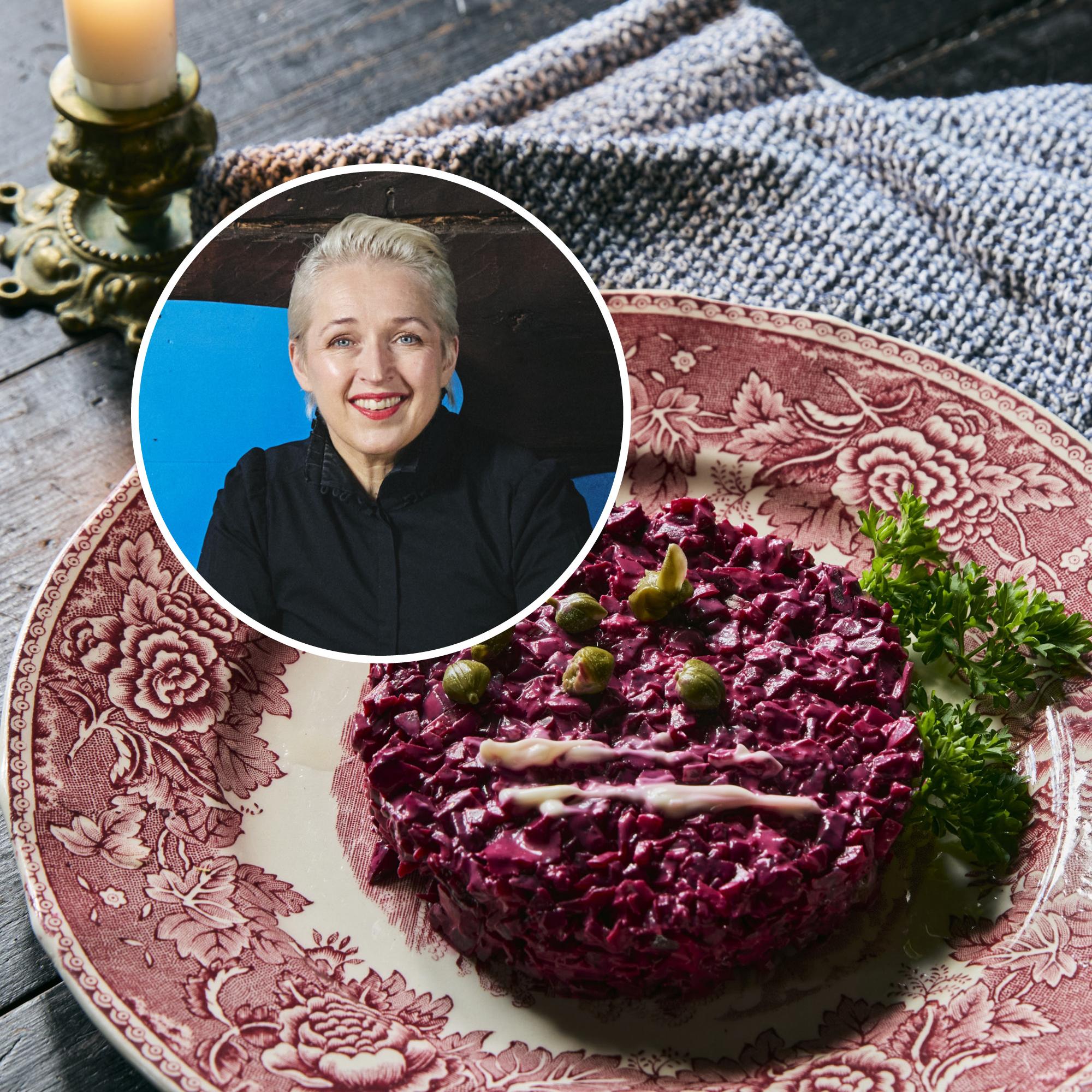 Punajuuritartar Anna Perhon ohjeella – ”Vegetartar maistuu mainiolta mallasleivän päällä tai alkuruokana ihan sellaisenaan”