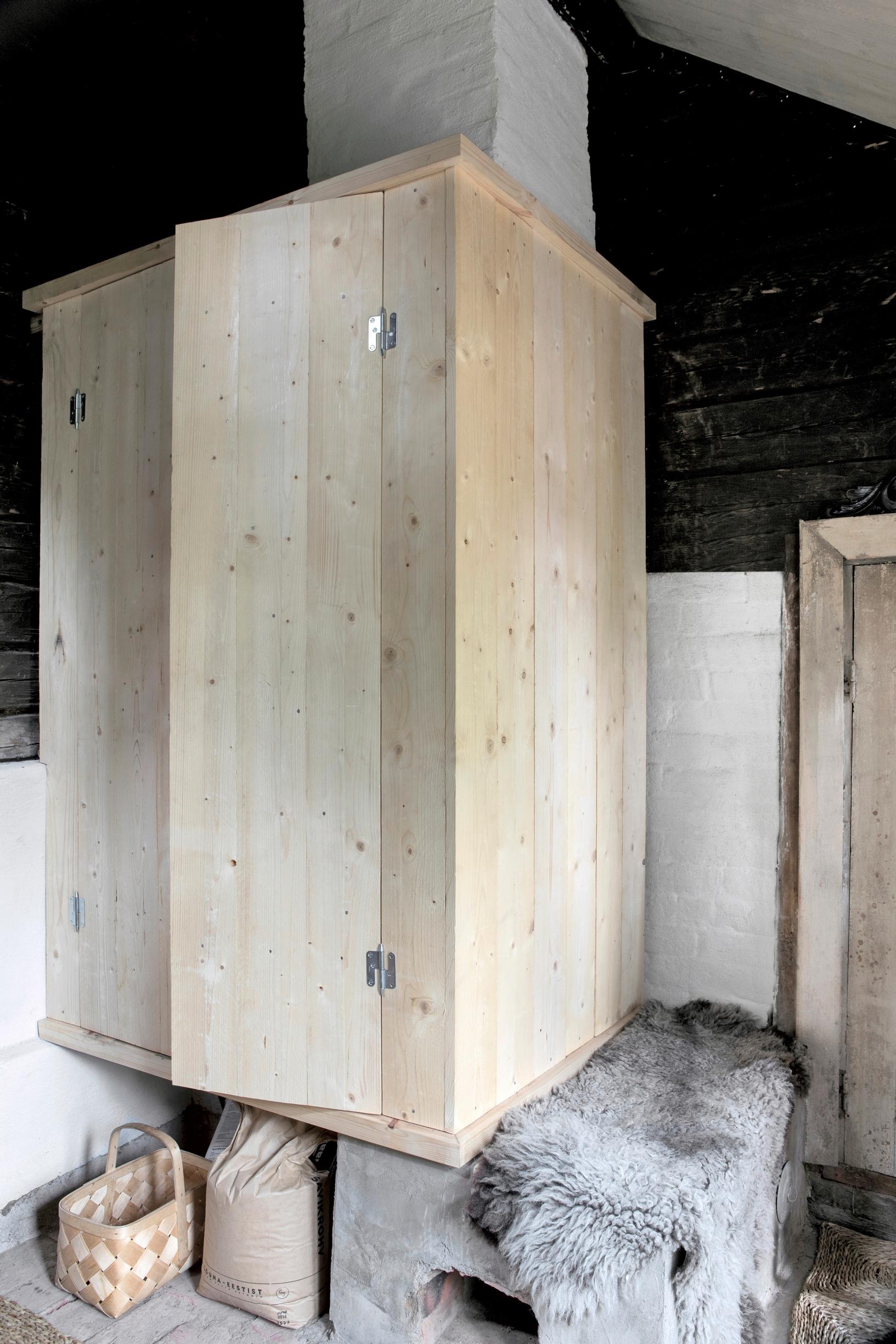 Säilytystilaa remontin jälkeen