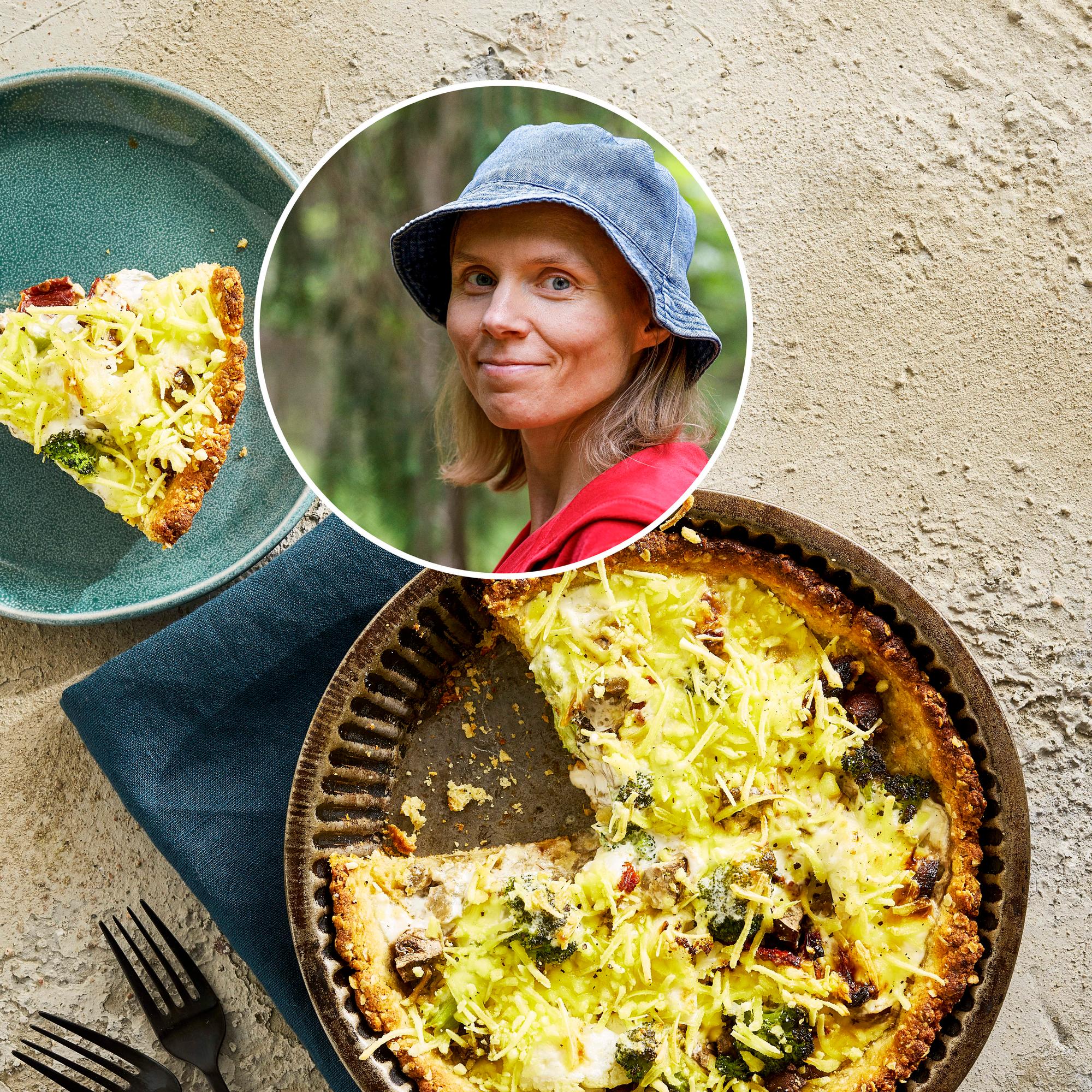 Kirjailijan äidin kasvispiirakka on Anni Kytömäen ruokabravuuri ja yksi lempiruoista