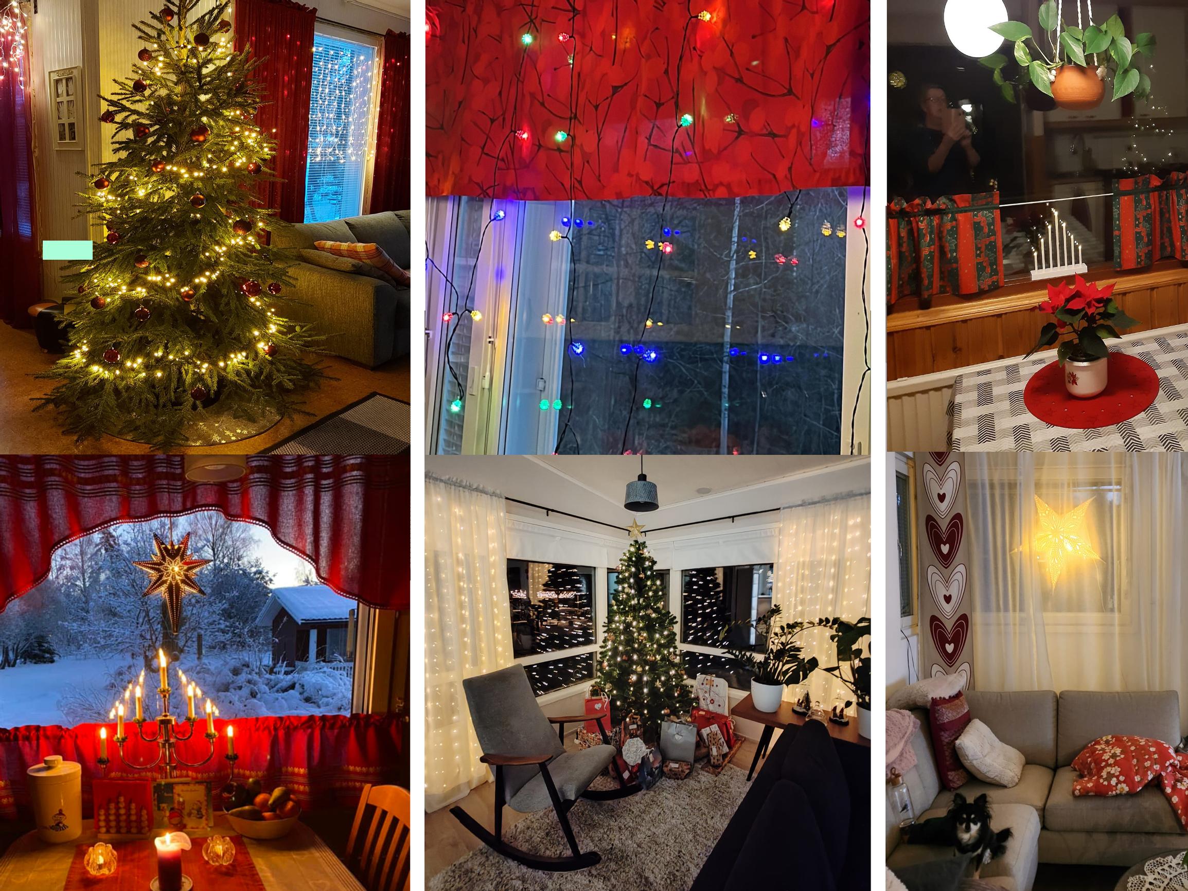 Joulu ei tule ilman jouluverhoja! Vai tuleeko sittenkin? Lukijat esittelevät rakkaat jouluverhonsa