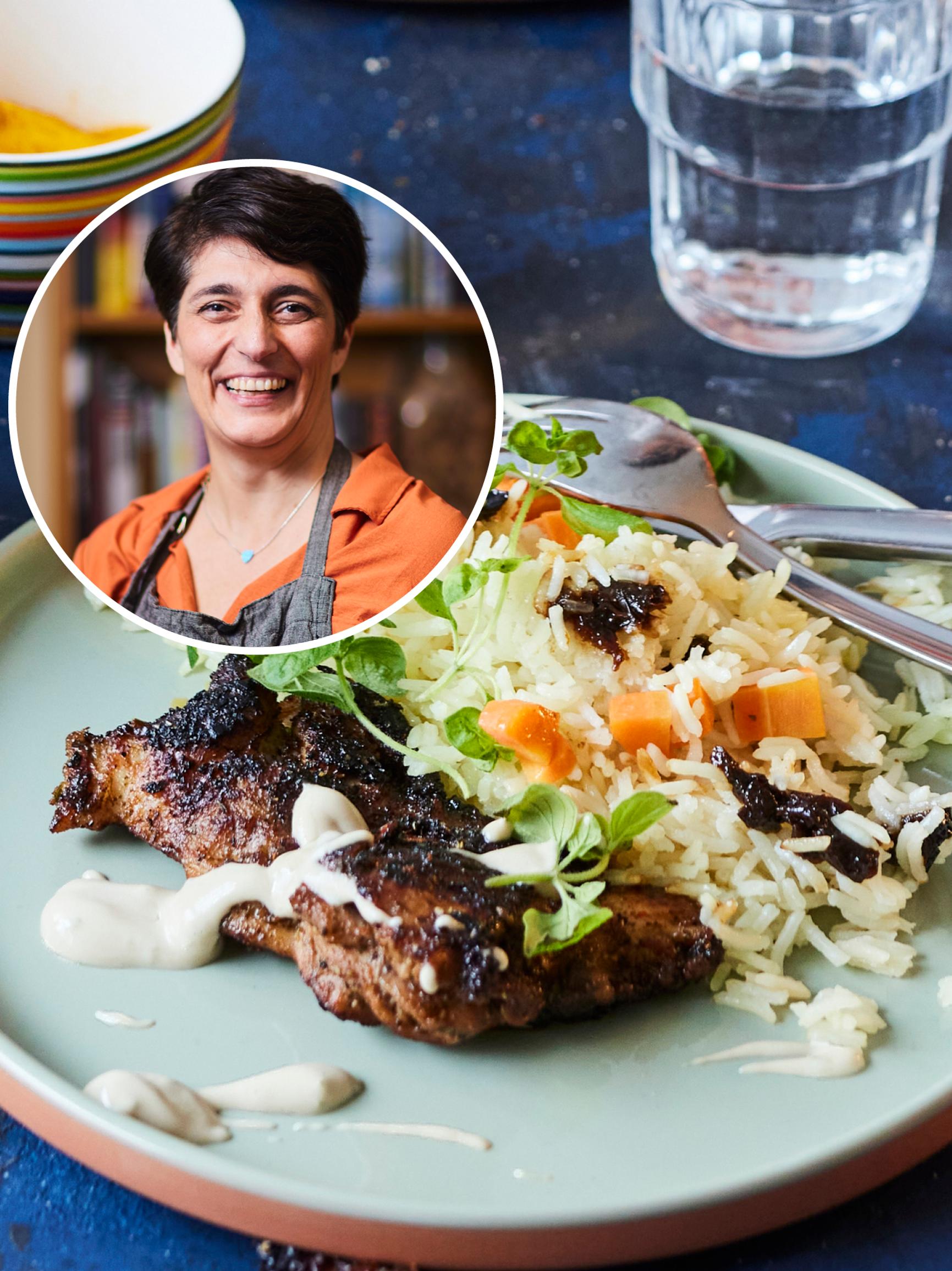 Harissakana ja persialainen riisi – nappaa Baba Foodsin Ronit Hovav-Halosen maukas bravuuriresepti