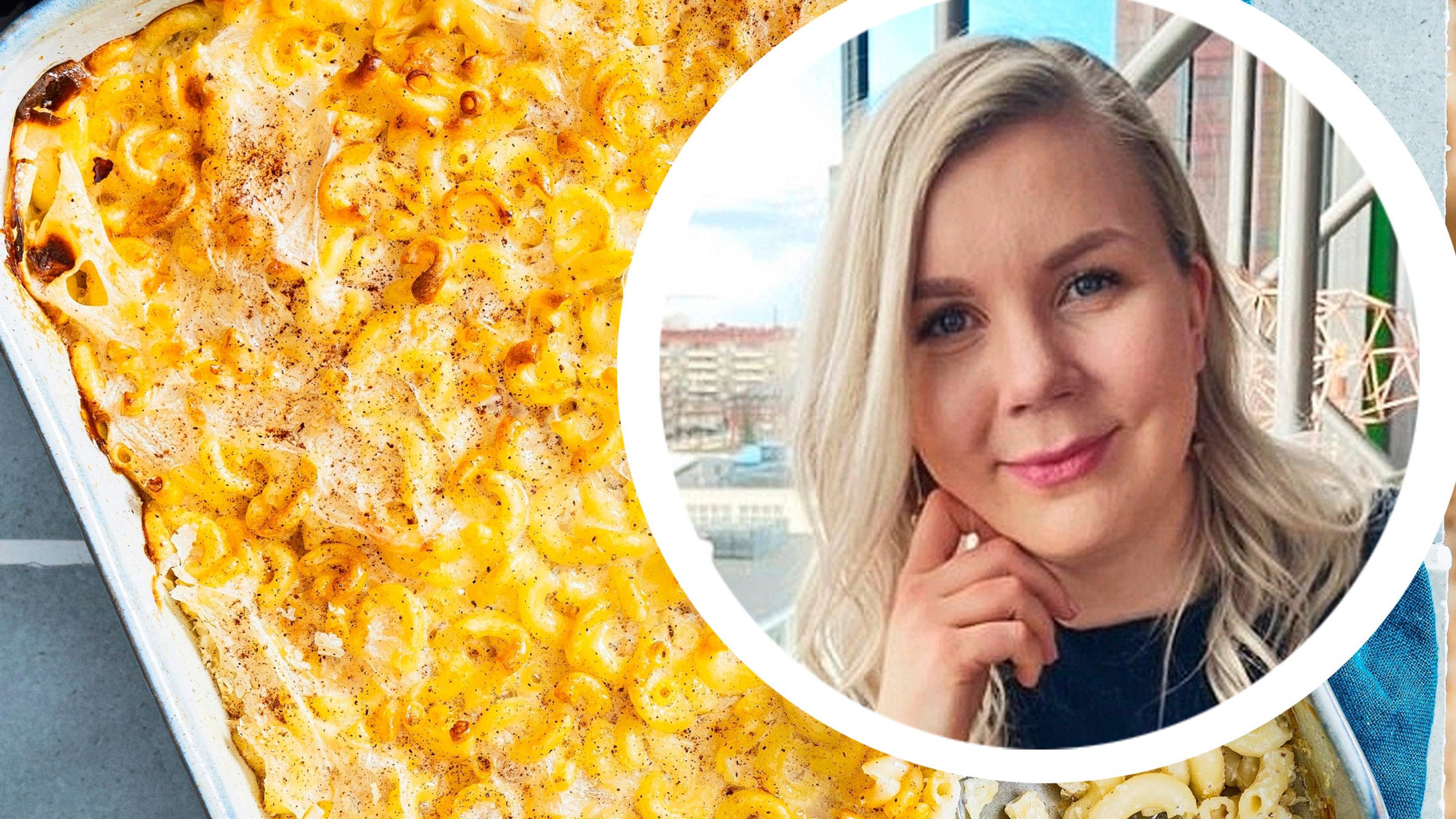Mummon kanelimakaronilaatikko on tärkeä osa Caritan jouluperinteitä: ”Makea maku sopii hyvin yhteen muiden jouluruokien kanssa”