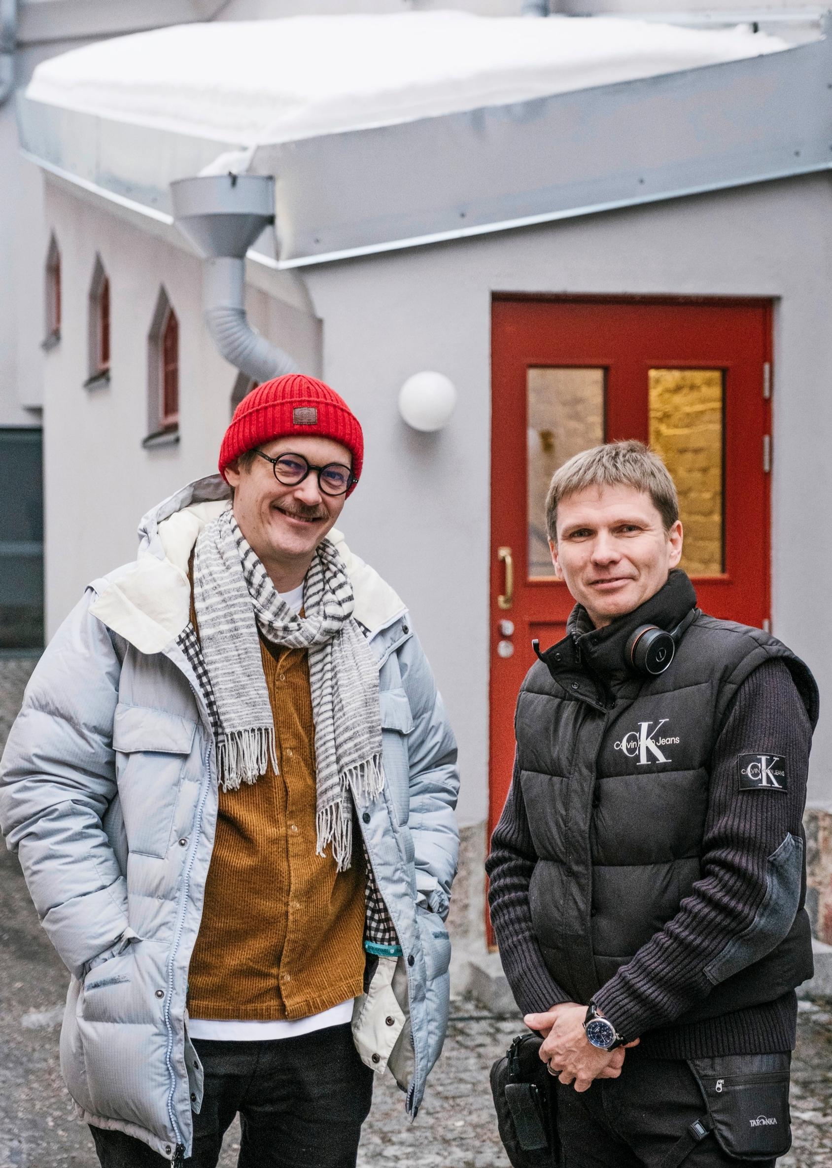 Arkkitehti Pauli Siponen ja projektipäällikkö Aivar Kolk