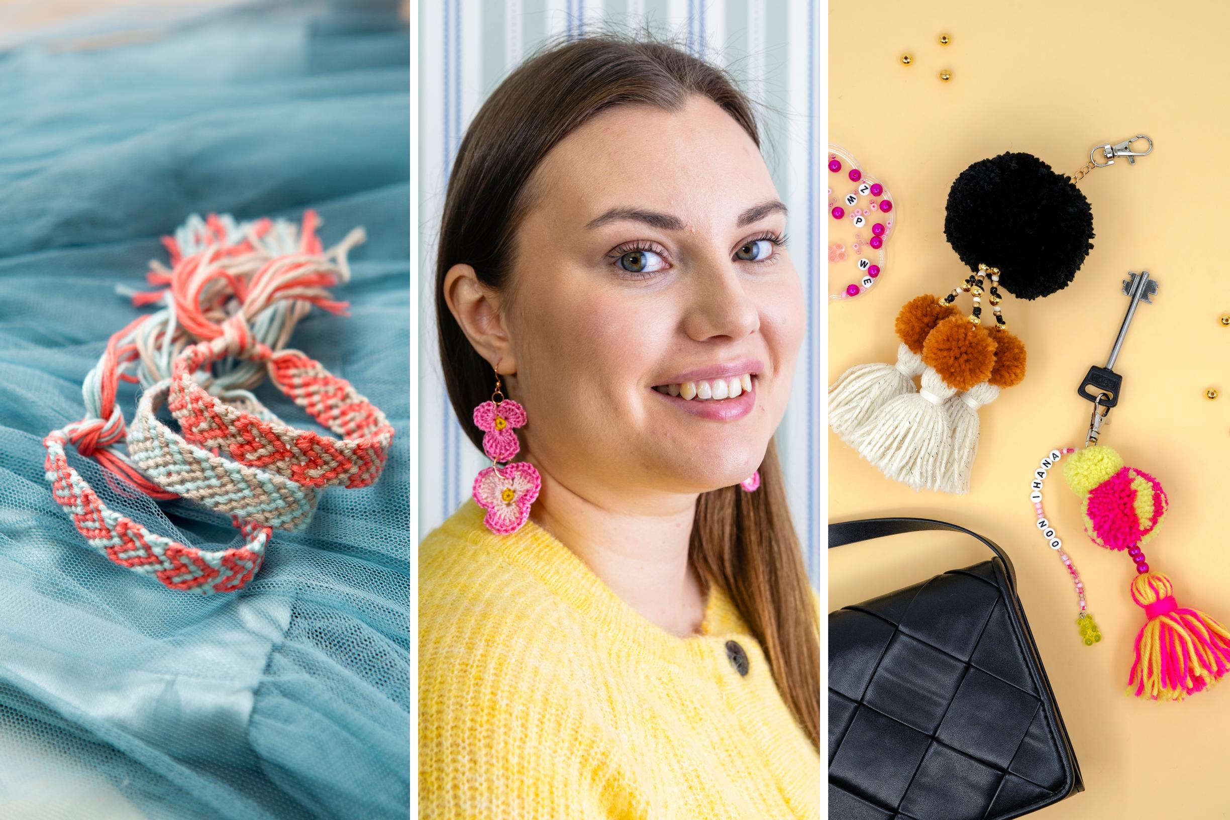 Itse tehdyt korut × 7 – katso virkatut korvakorut, punotut ystävänauhat ja muut ihastuttavat ideat!