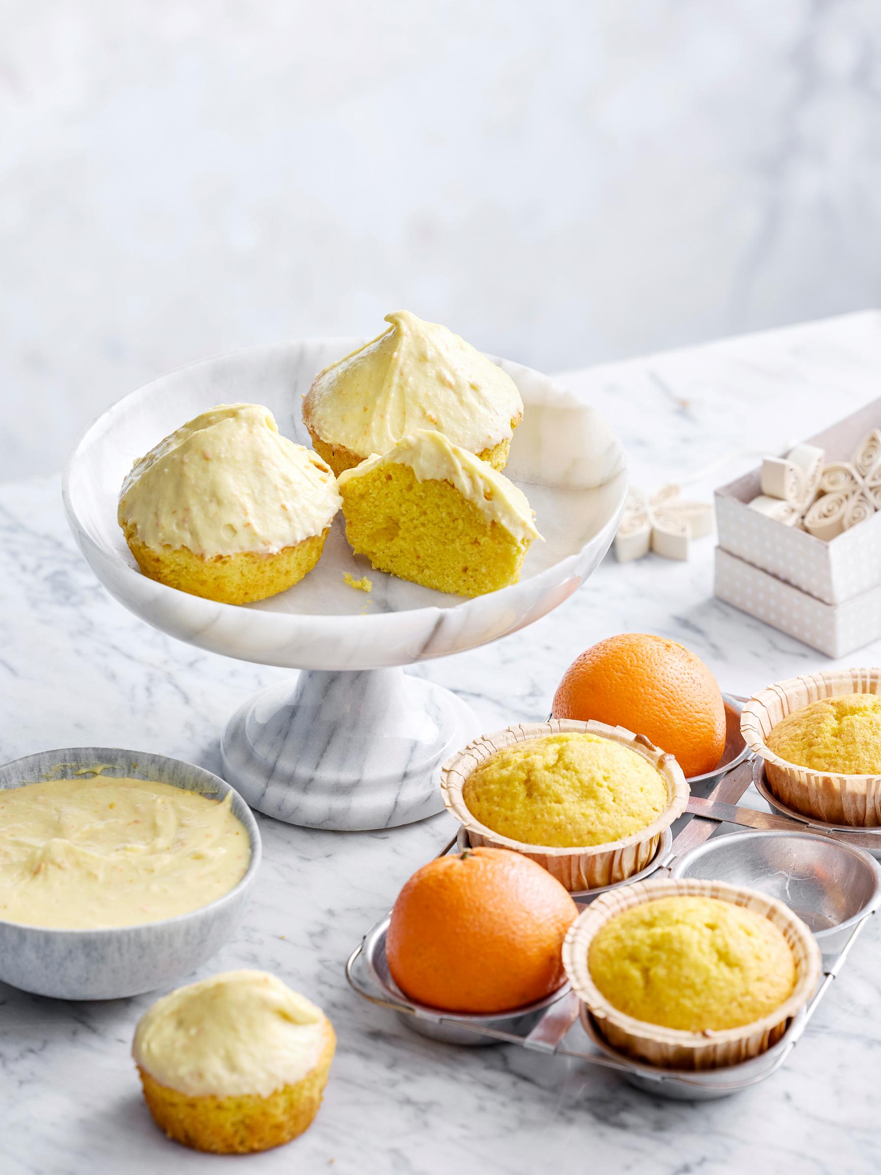 Mandariinimuffinit – ripaus piparkakkumaustetta saa muffinit maistumaan joululta