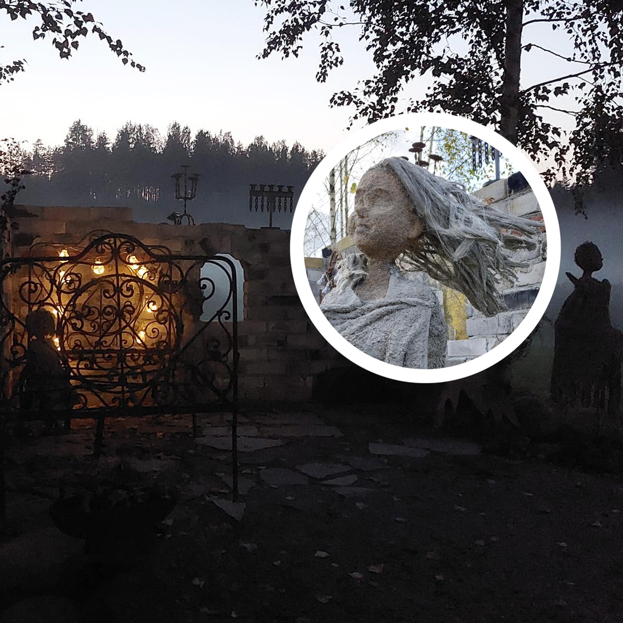 Neidot kuin Skotlannin nummilta tai tuulisilta rannoilta? Tarja ja Seppo rakensivat pihalleen tunnelmallisen rauniopuutarhan