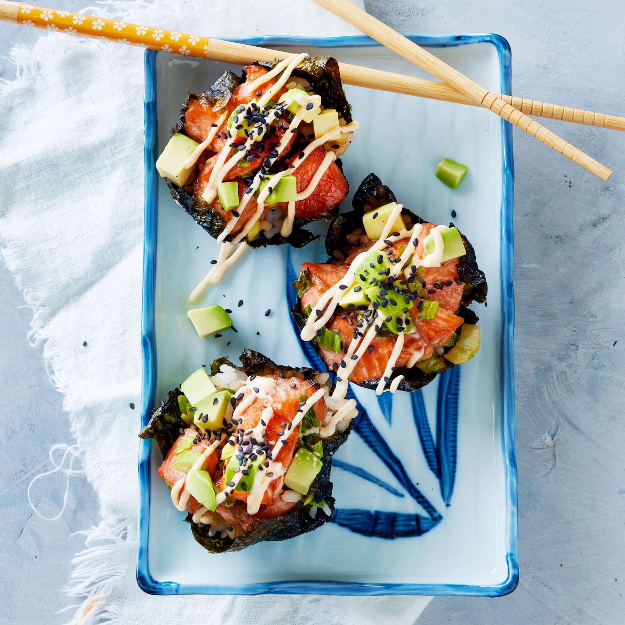 Helpot sushimuffinit – mainiot suupalat rentoon juhlabuffetiin tai muuten vaan naposteltaviksi