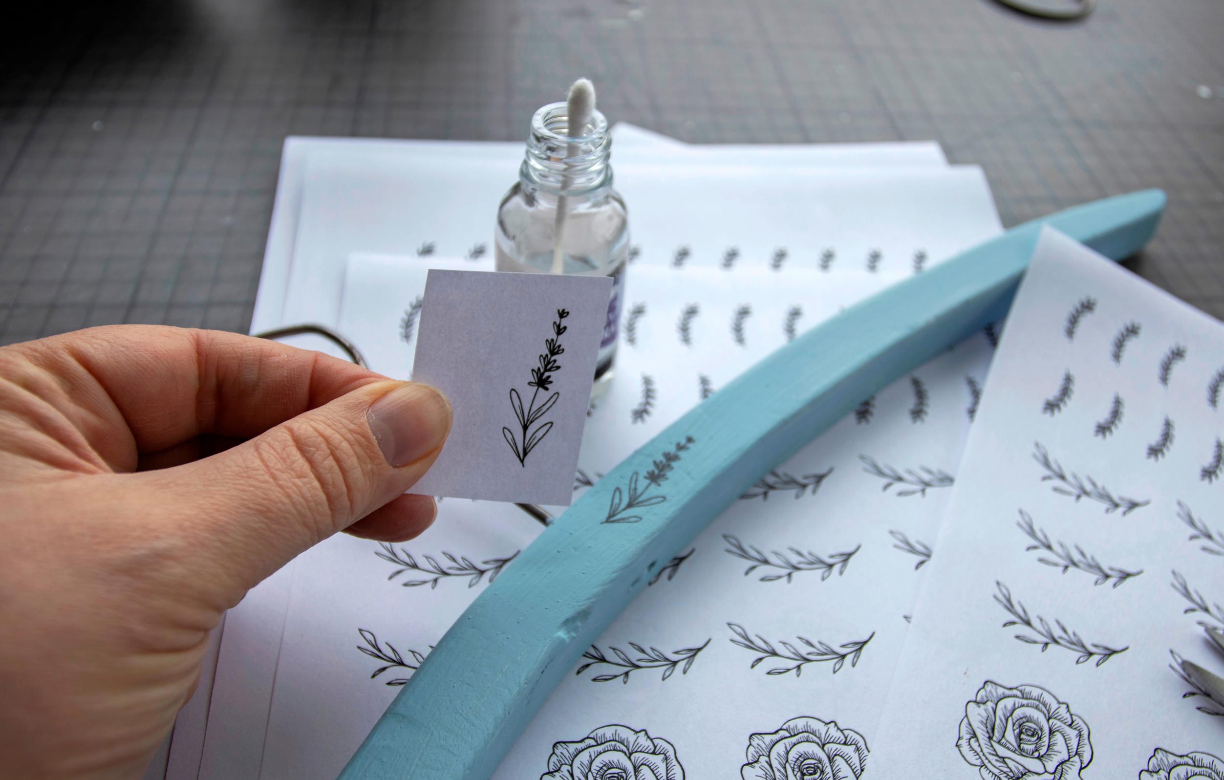 Printattuja siirtokuvioita