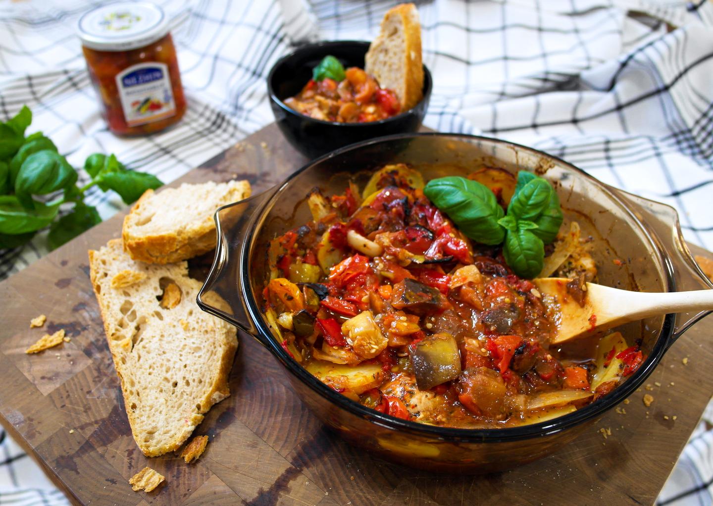 Helppo ratatouillekanapata on arkiruokaa parhaimmillaan Meillä kotona