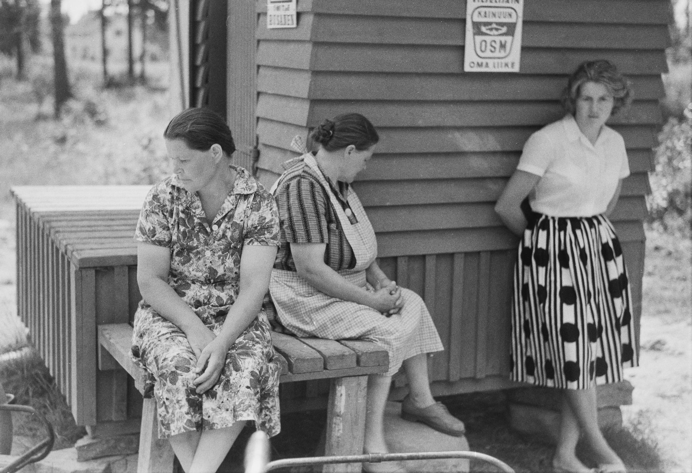 Maitolaituri Kuhmossa vuonna 1961