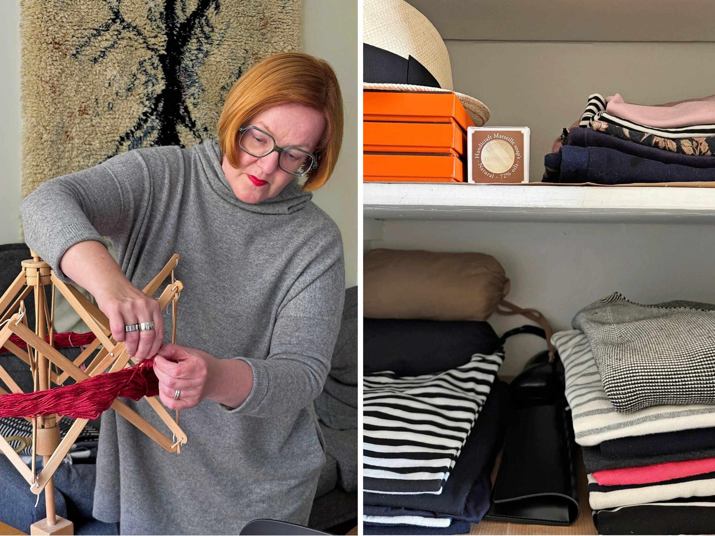 Elina, 55, lopetti mieliteko-ostelun ja karsi vaatekaappinsa: ”Haluan nähdä vaatteet järkevästi yhdellä kertaa”