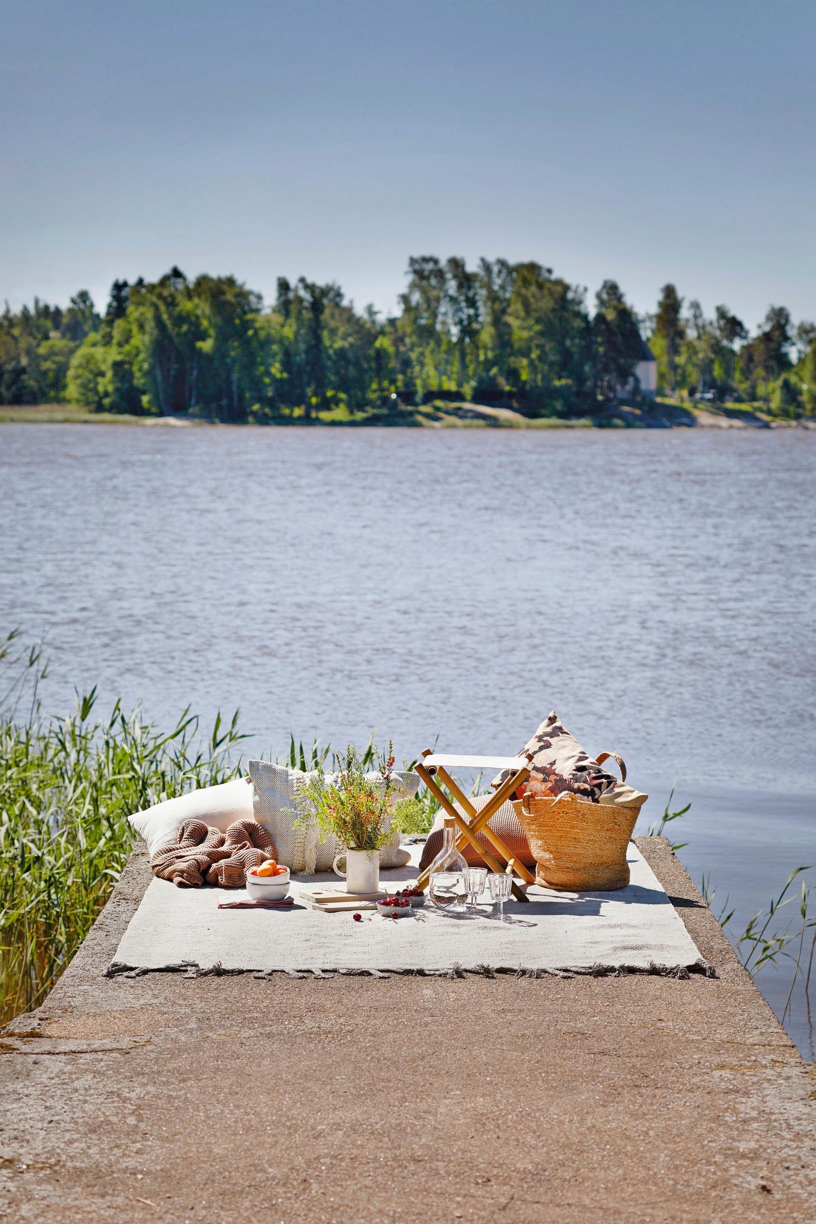 Piknik laiturilla.