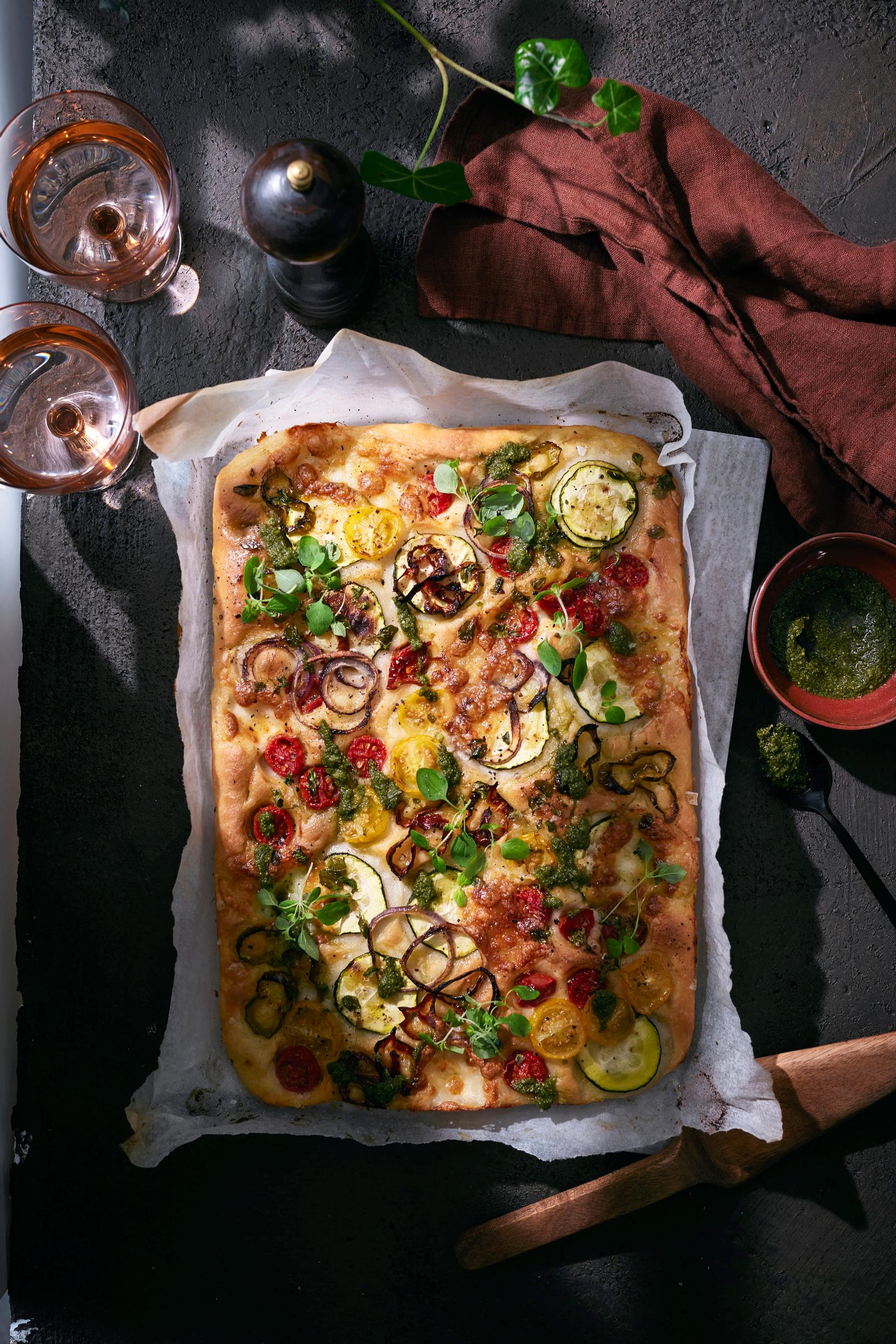 Sisilialainen pannupizza.