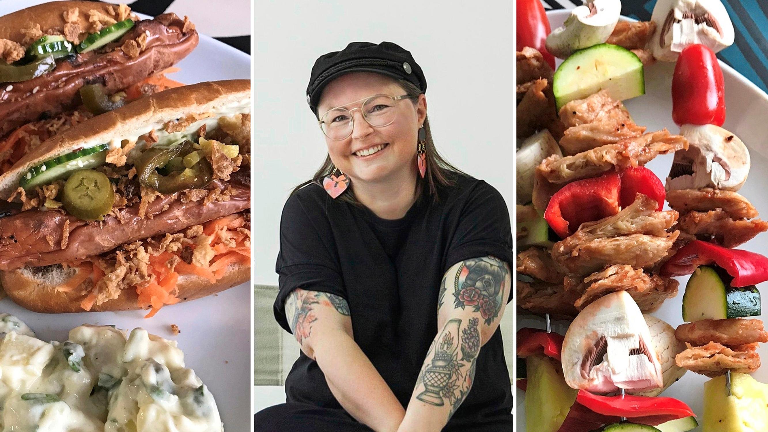 ”Grilli tekee kasviksille ja tofulle hyvää” – vegaanigrillaaja Niina Kari kokkaa kesällä lähes pelkästään grilliruokaa
