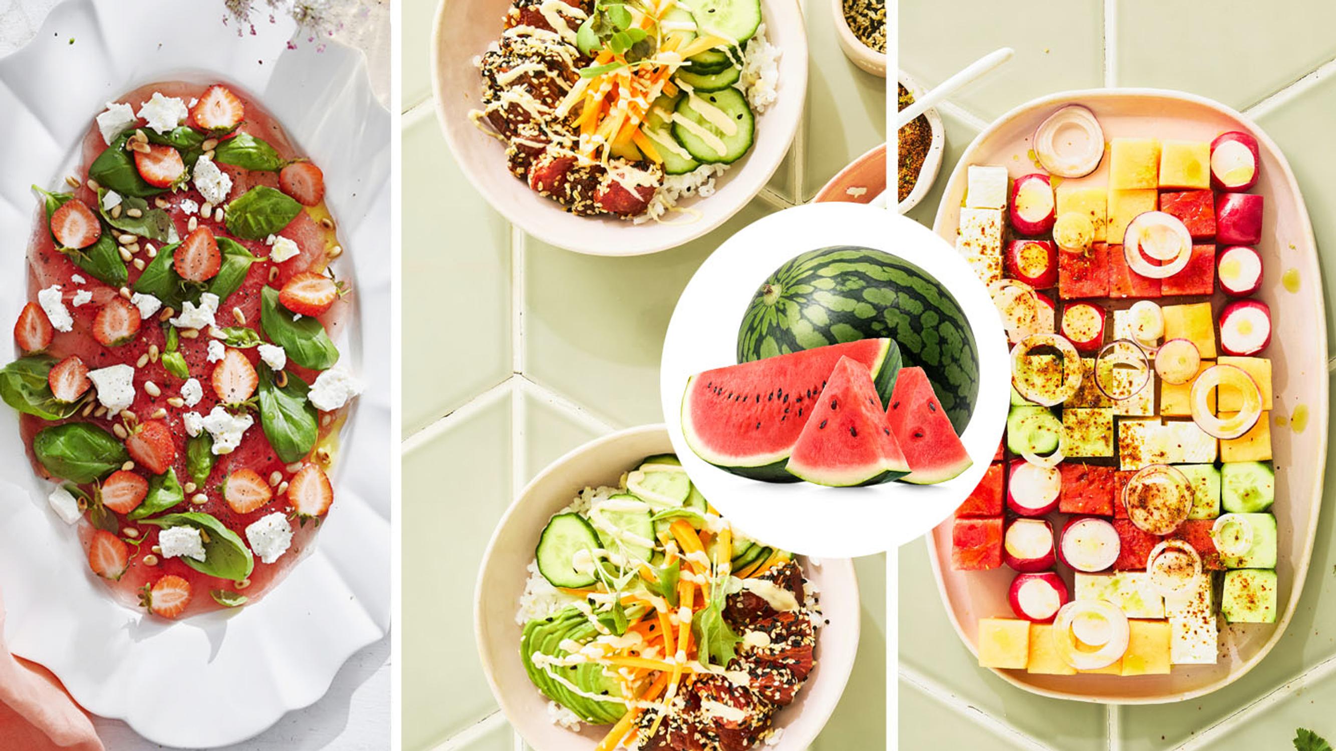 Vesimeloni × 8 – raikkaat reseptit kuuman kesäpäivän iloksi!