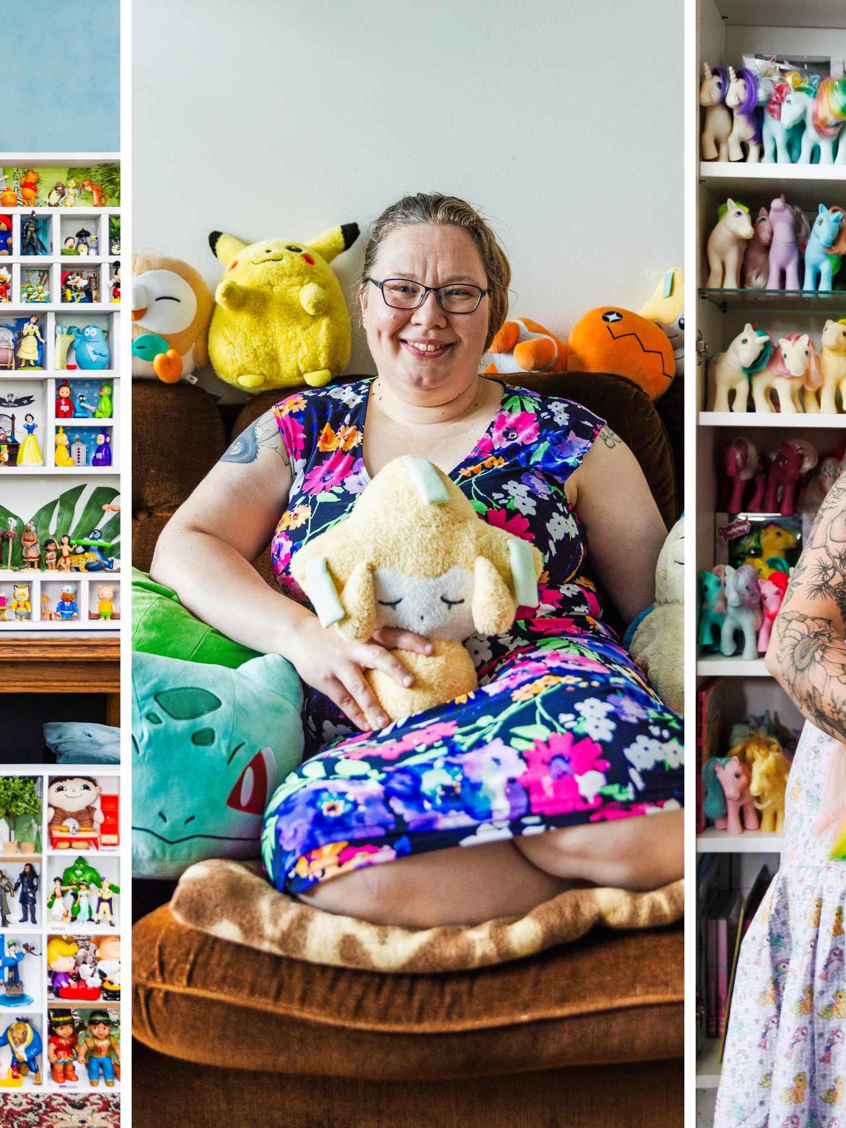 ”Näiden hinnalla voisi ostaa asunnon” – 3 naista hurahti lelujen keräilyyn, ja nyt Tiinalla on Pokémon-kortteja saunassakin ainakin sata kiloa