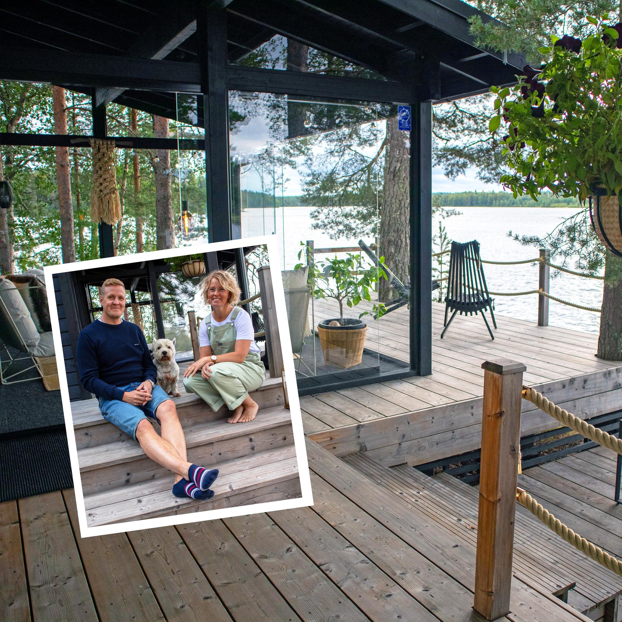 Suomen kaunein mökki 2024 on Seppästen musta saarimökki – ”Joskus rakennusprojekti pistää parisuhteen tiukoille, mutta meillä kävi toisinpäin”