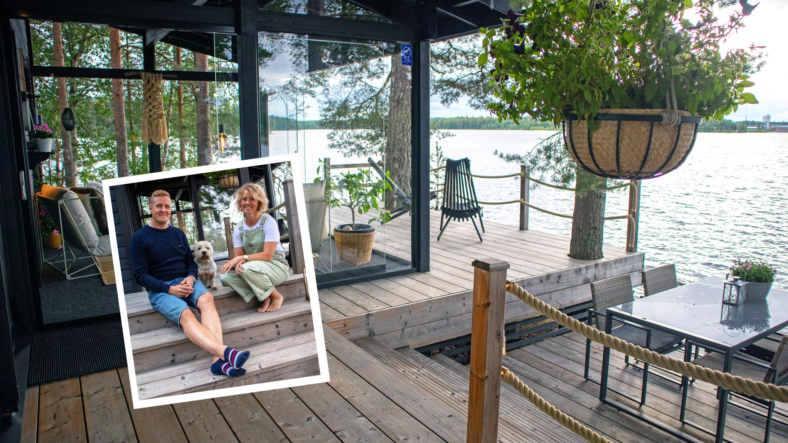 Suomen kaunein mökki 2024 on Seppästen musta saarimökki – ”Joskus rakennusprojekti pistää parisuhteen tiukoille, mutta meillä kävi toisinpäin”