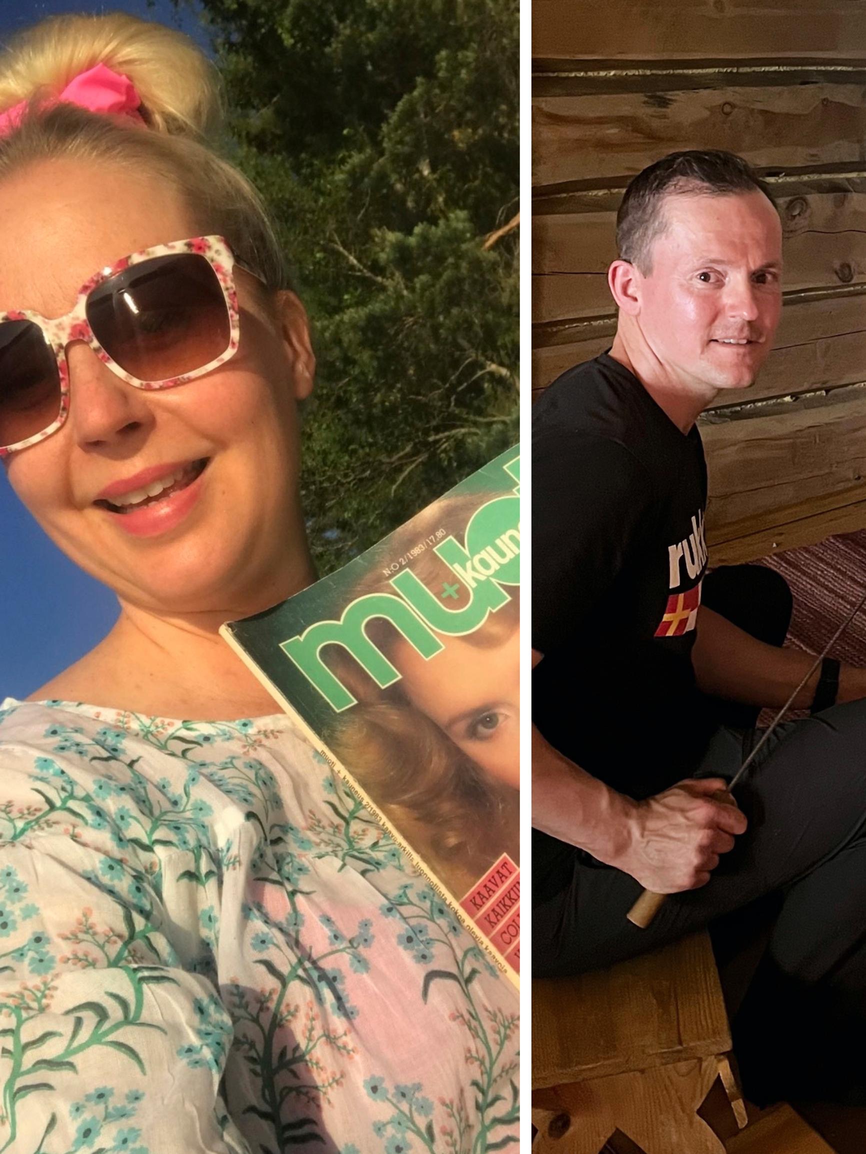 Vappu Pimiä kokkaa, Krisse Salminen lekottelee ja Sami Jauhojärvi saunoo! Julkkikset paljastavat rakkaimmat mökkipuuhansa