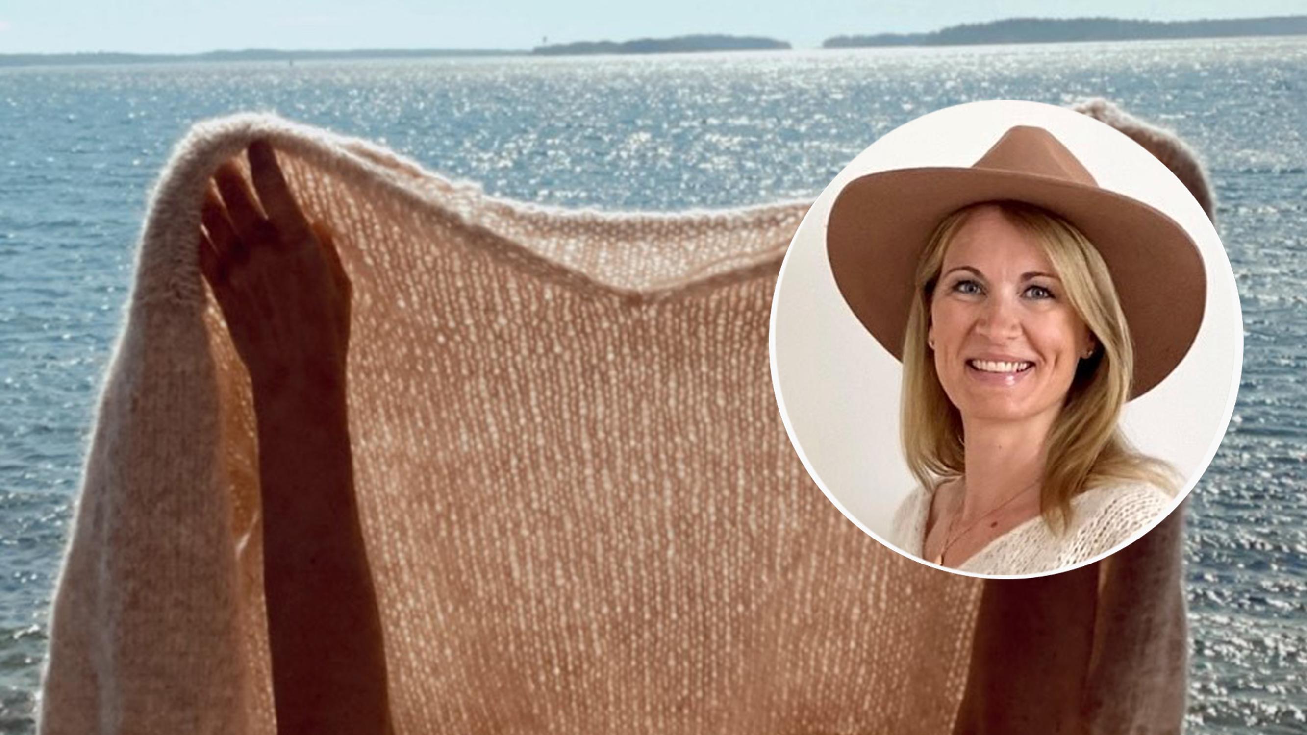 Suvi Cederberg neuloi paidan 24 tunnissa: ”Oli selvää, että suunnitelma saisi muuttua, jos siltä tuntuu”