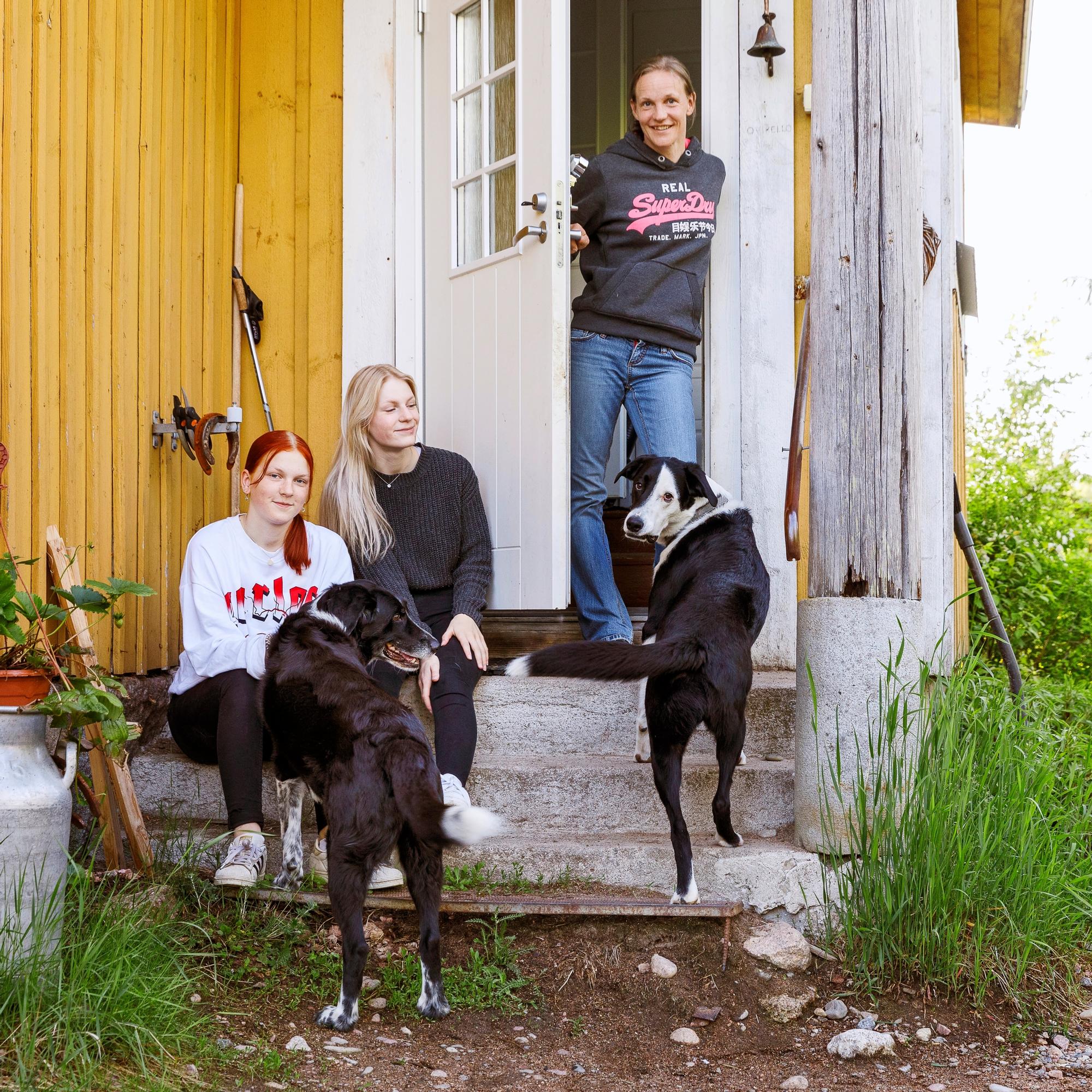 Äiti, kaksi teiniä, 13 hevosta ja liuta muita rakkaita eläimiä – Veera Ahlgrenin kotitilalla eläimet määräävät tahdin