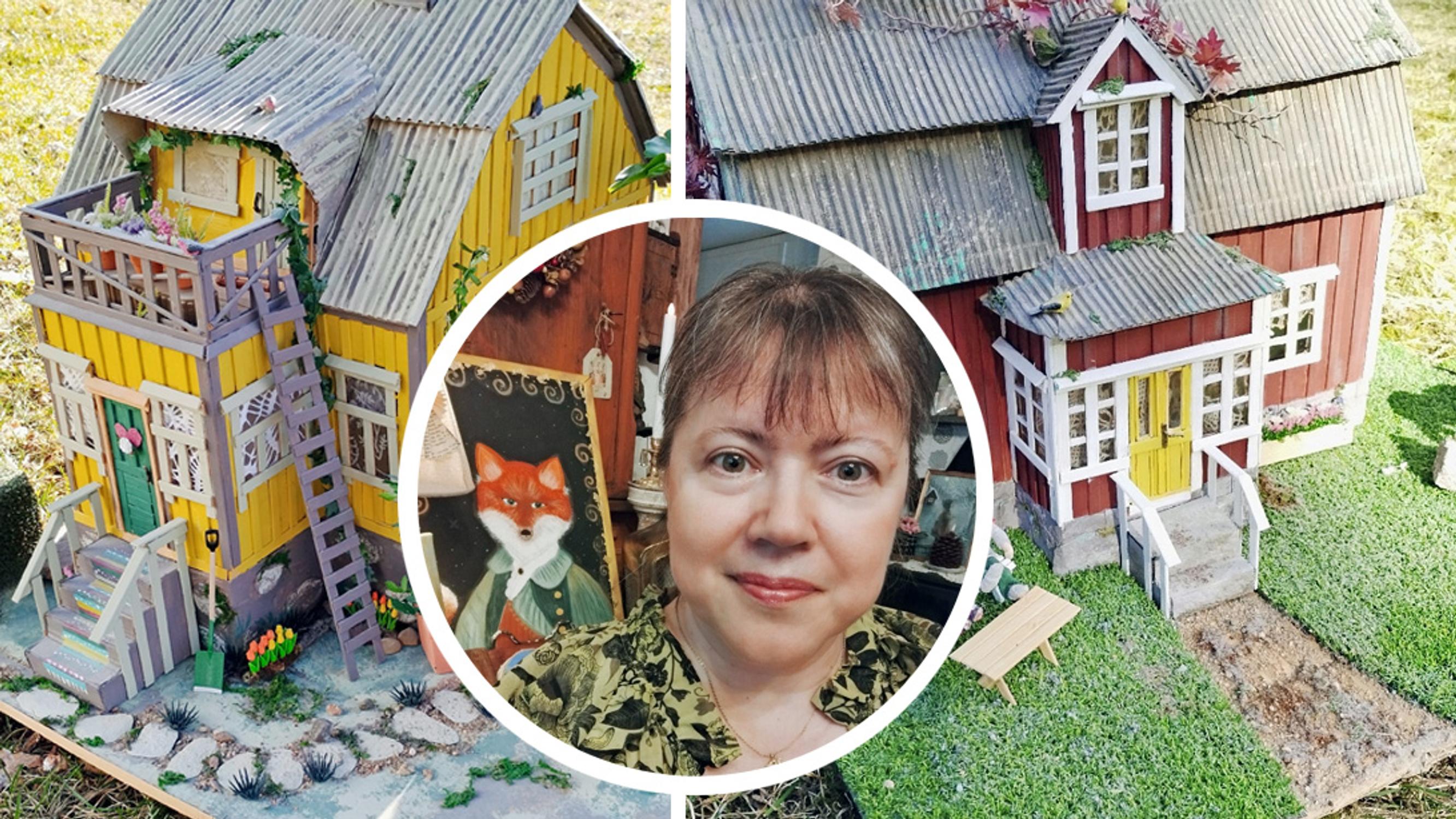 Johanna tekee roskista unelmiensa taloja: ”Seinärappaus syntyi mannaryyneistä ja liimasta”