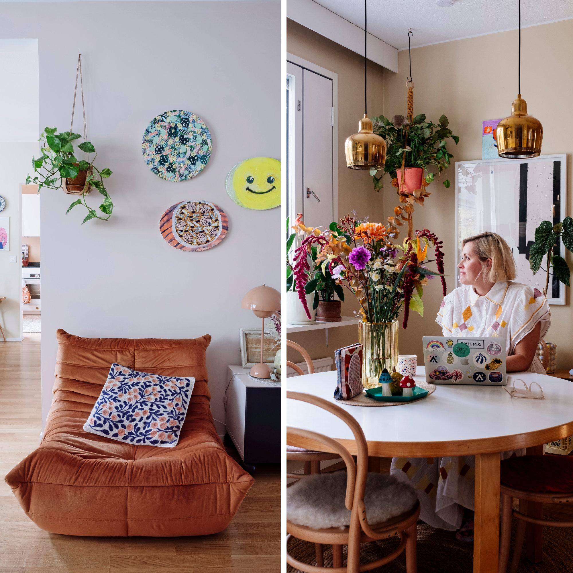 Ei todellakaan rakkautta ensi silmäyksellä! Elina ja Pertti antoivat betonimörskälle mahdollisuuden ja loivat siitä värikarkelon