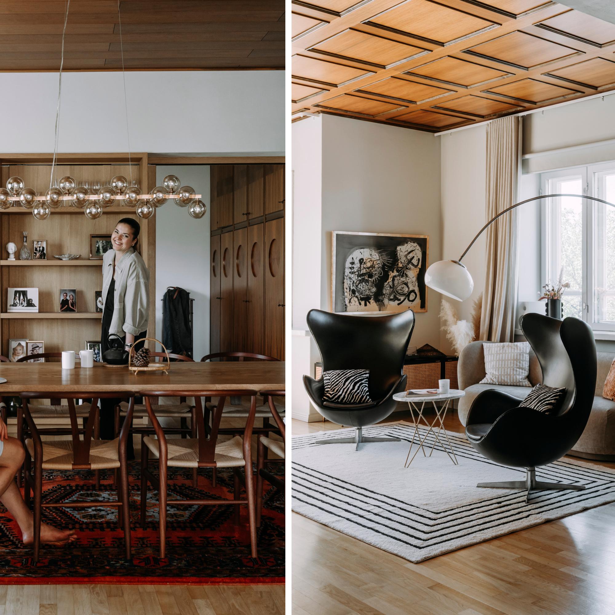 Parasta entisessä pankinjohtajan asunnossa on vanha sielu – muutto omakotitalosta Turun keskustaan toi Nanan ja Henrin perheelle lisää tunteja arkeen