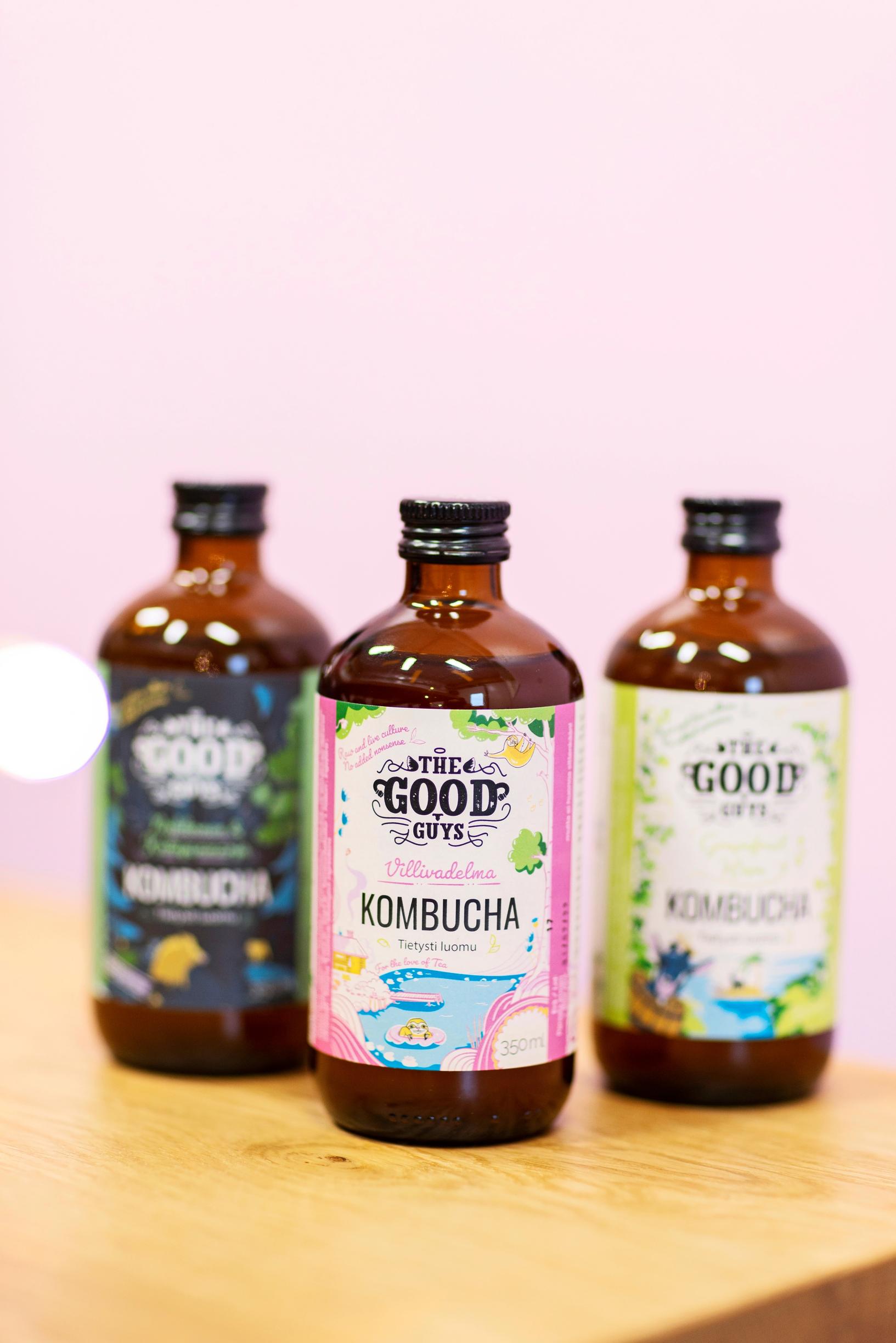 The Good Guys Kombuchan tuotteita