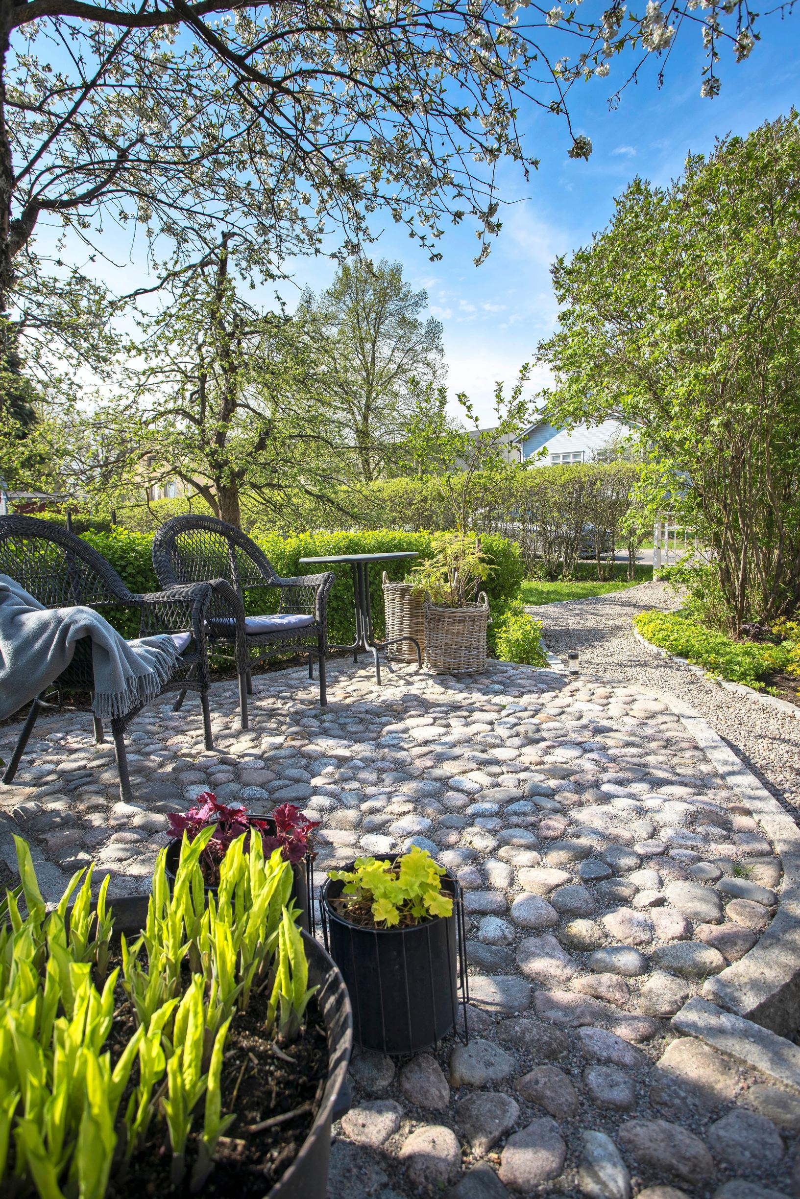 Mukulakiveys puutarhassa