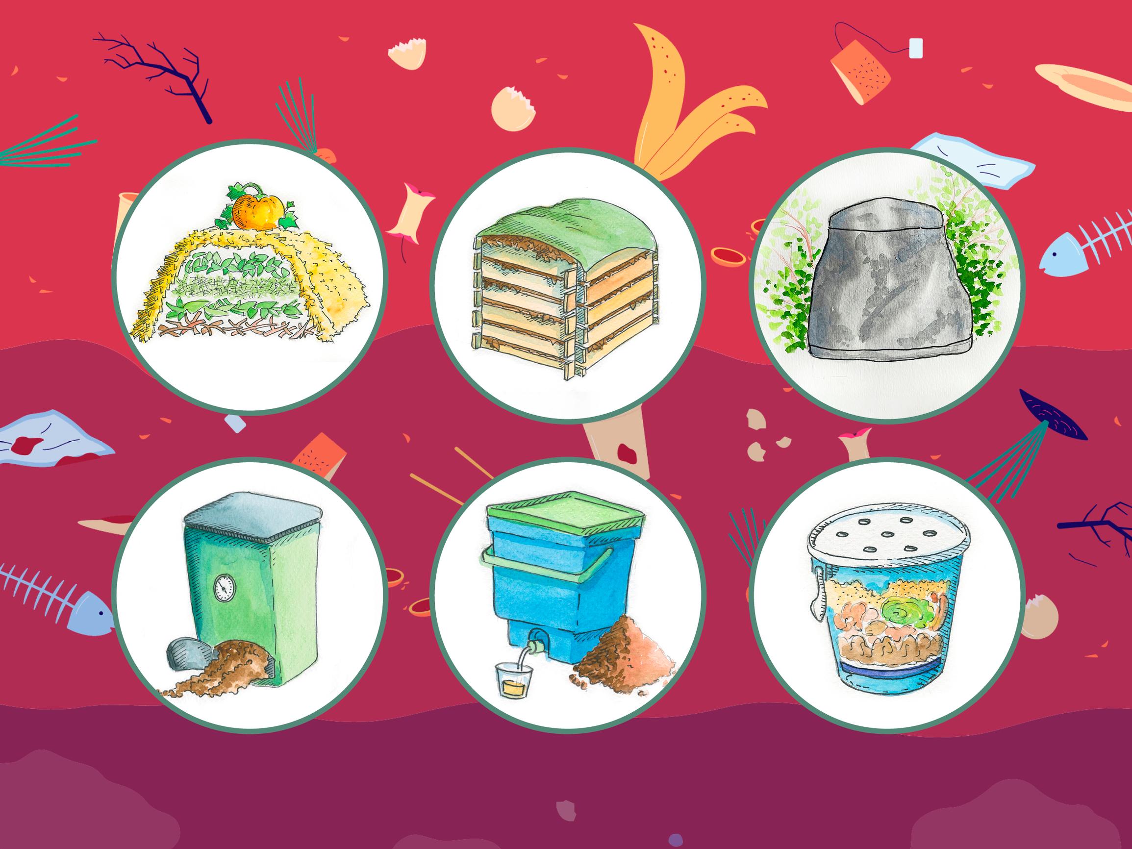 Kehikkokomposti, lämpökompostori tai kenties bokashi? Näin valitset itsellesi oikean kompostin