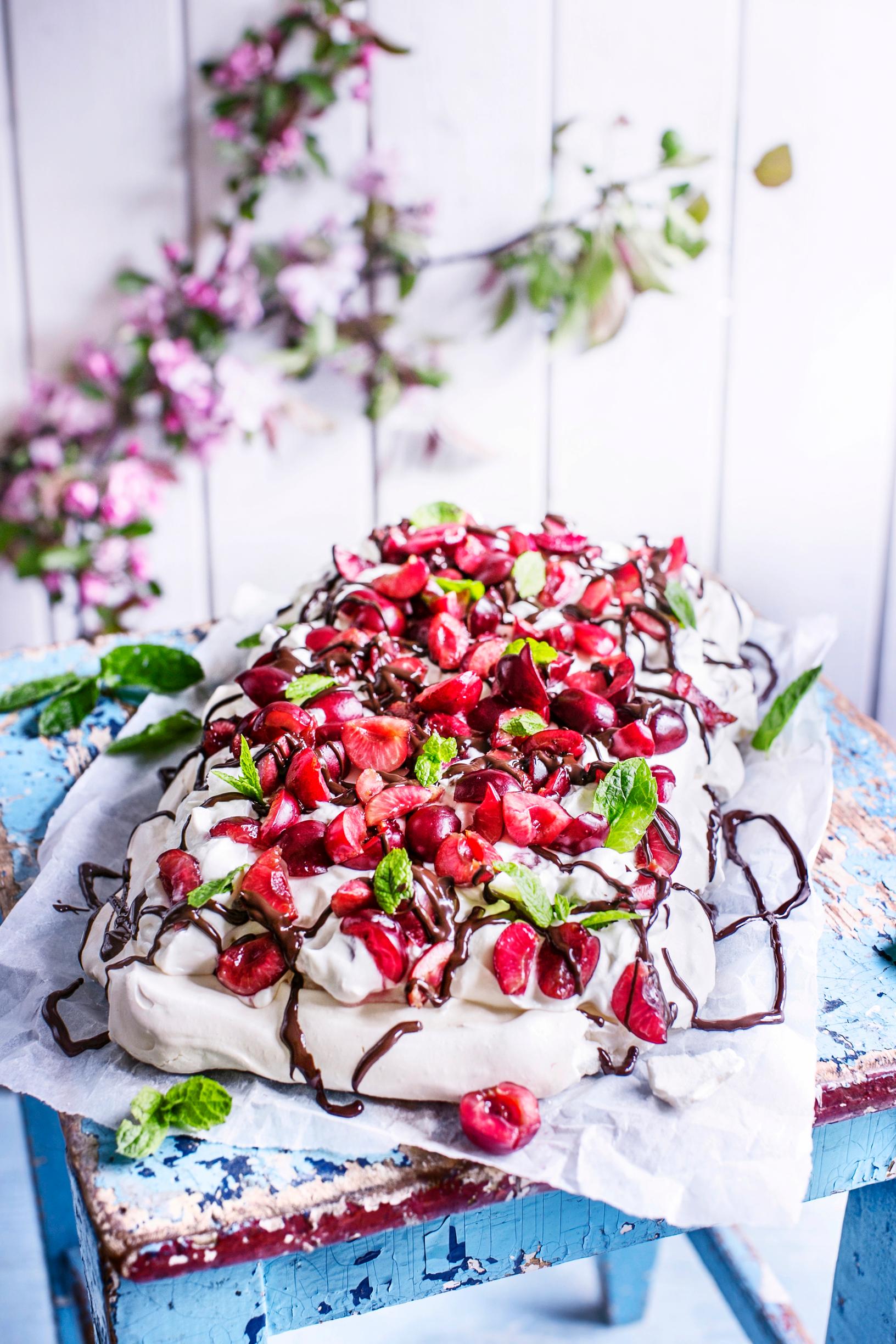 Kirsikkapavlova