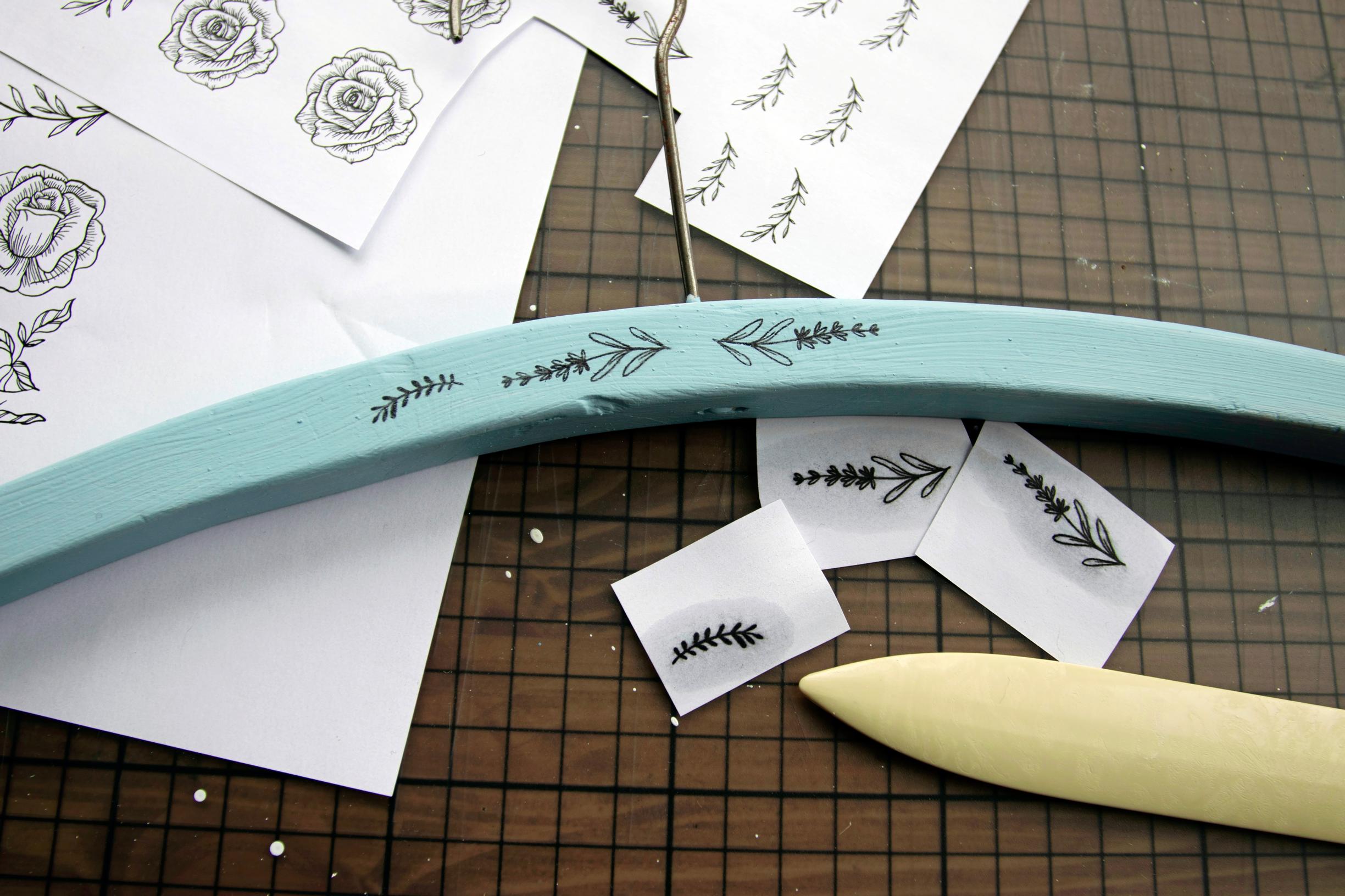 leikattuja siirtokuvioita ja taittoluu