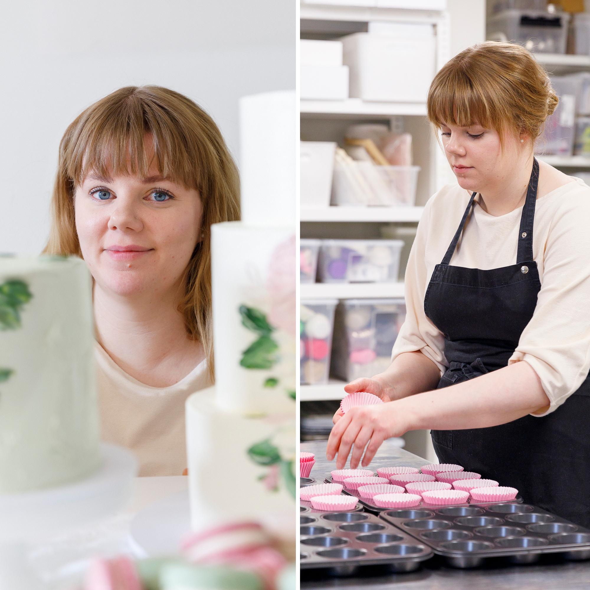 Kakku kuin maalaus! Kakkusankari Terhi Toikka valitsi leipomisen yliopiston sijaan ja loihtii nyt huikeita kukkatekstuurikakkuja