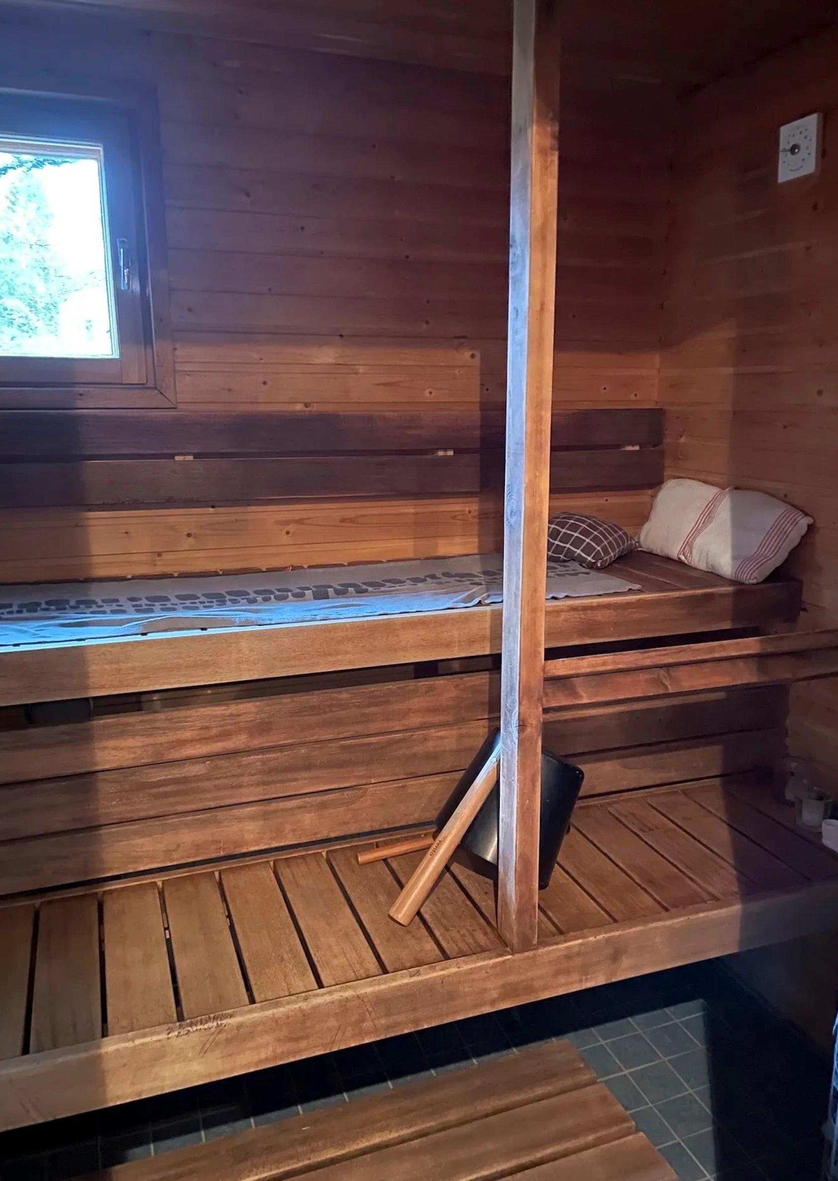 Sauna ennen remonttia