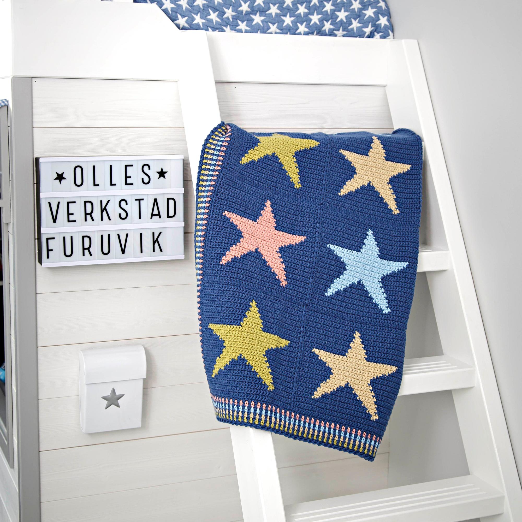 Tuiki, tuiki tähtönen! Virkkaa vauvalle soma tähtipeitto puuvillalangasta