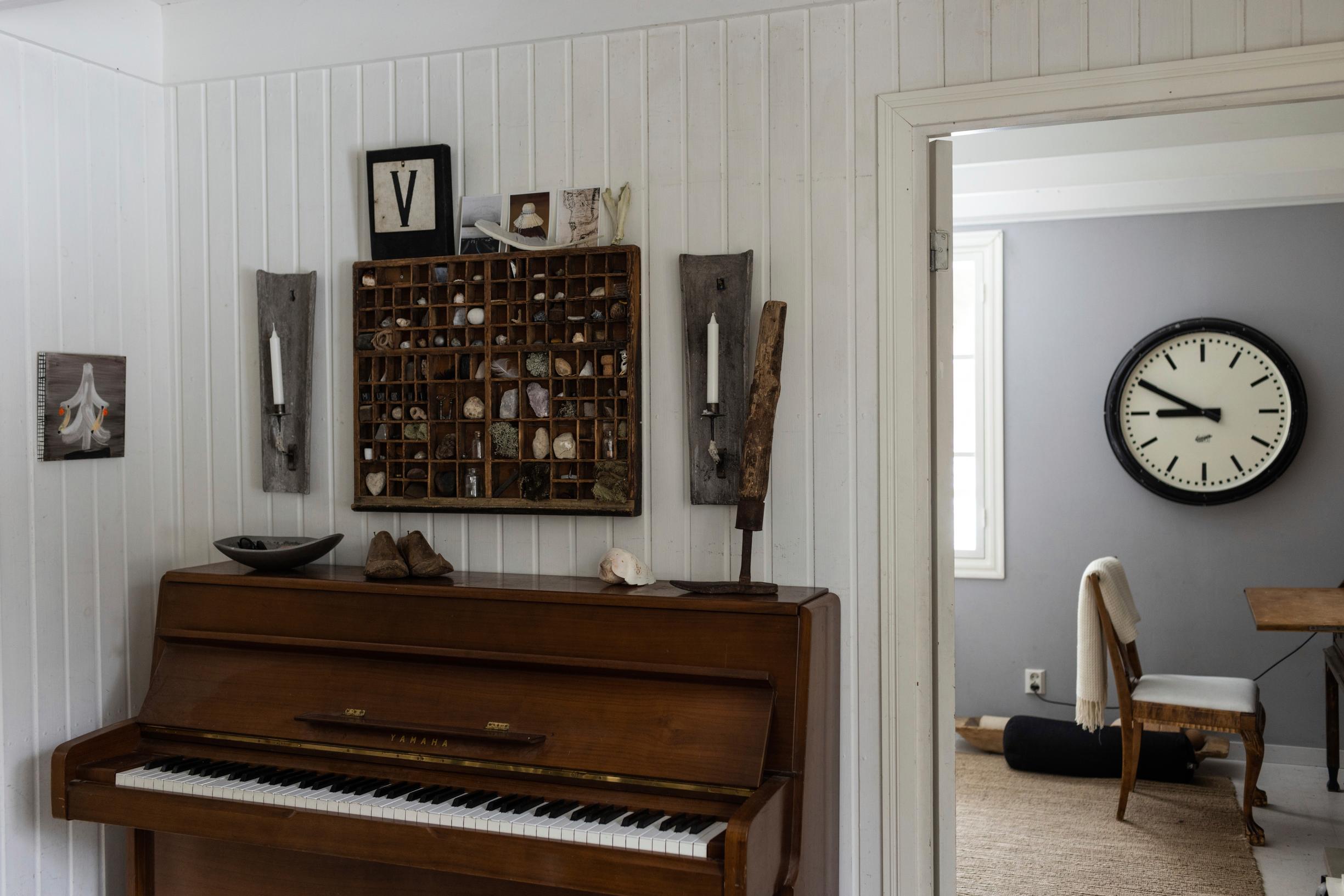 Vanha piano.